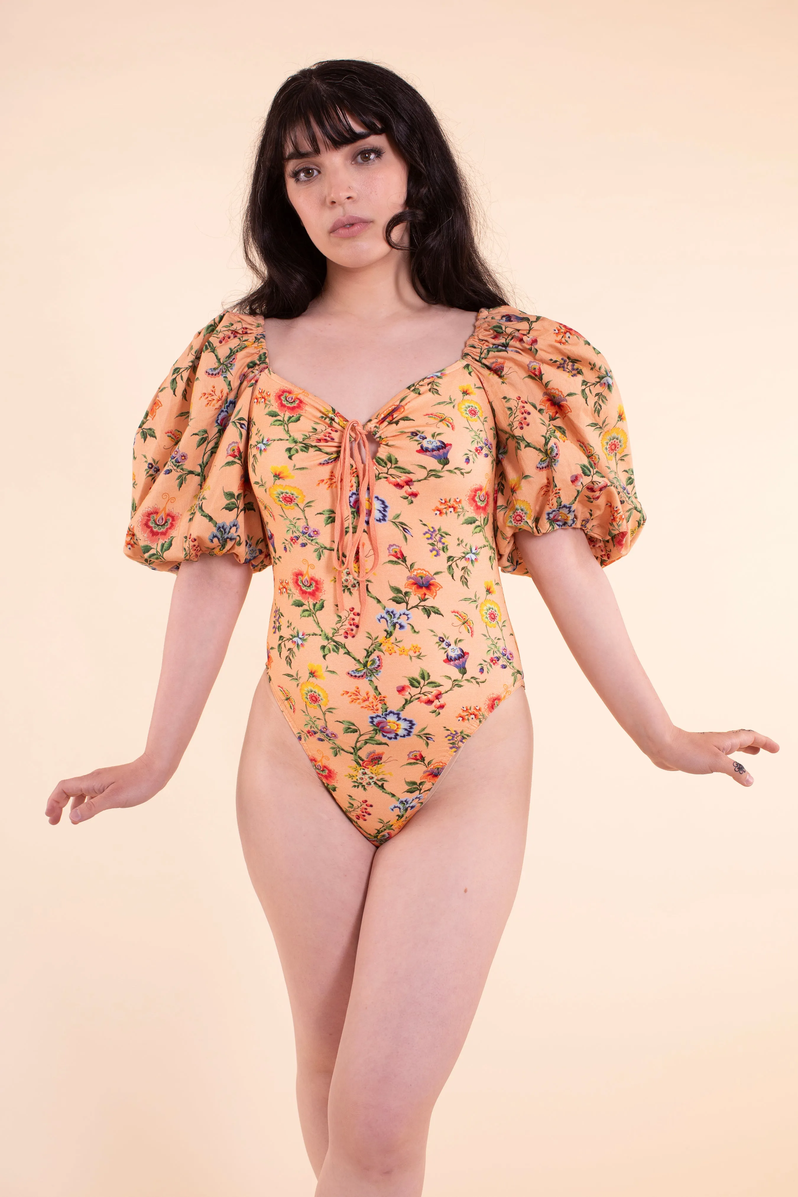 Guinevere Bodysuit - Pink Wallpaper sold by Samantha Pleet