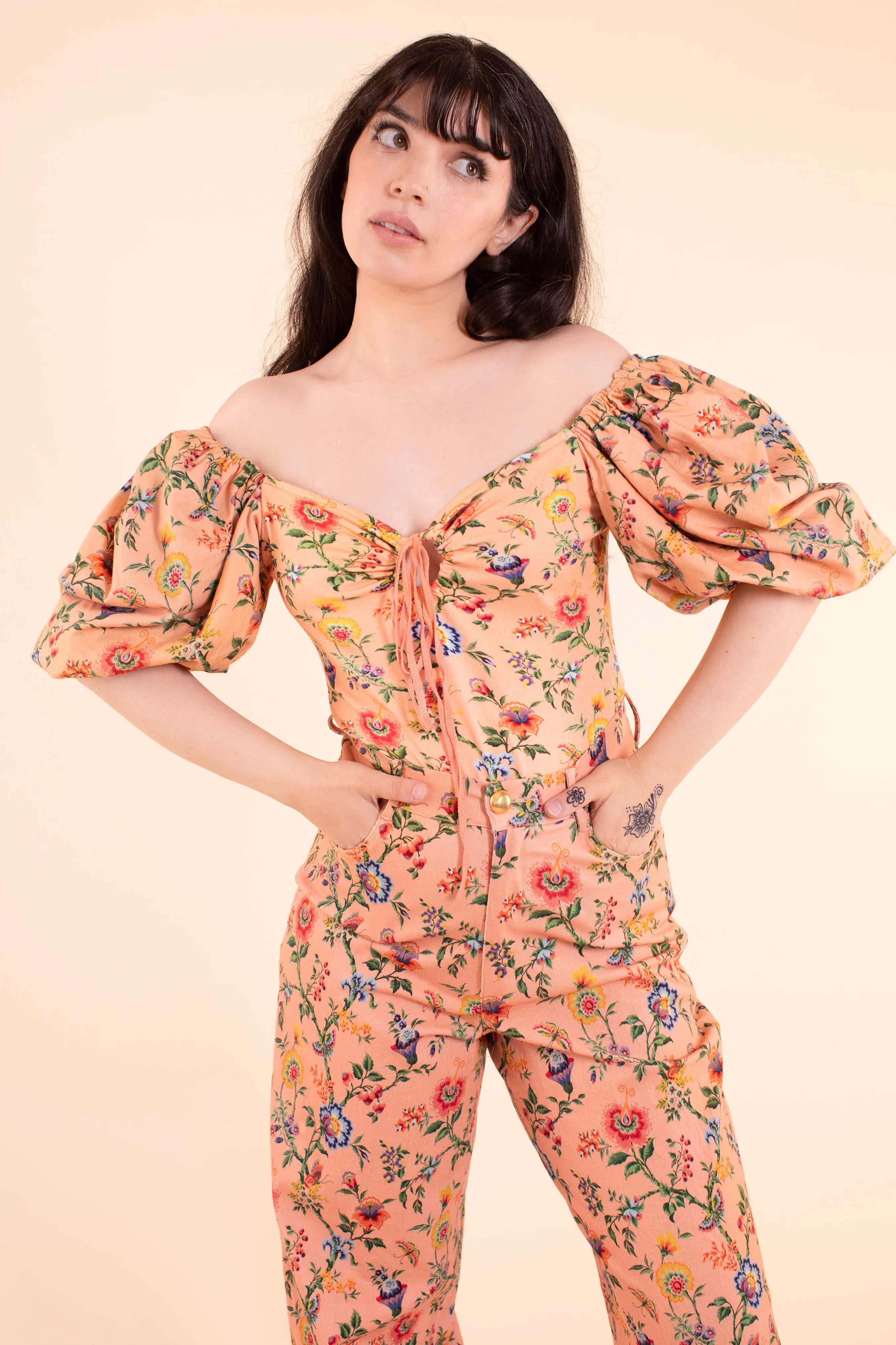 Guinevere Bodysuit - Pink Wallpaper sold by Samantha Pleet product image thumbnail 2