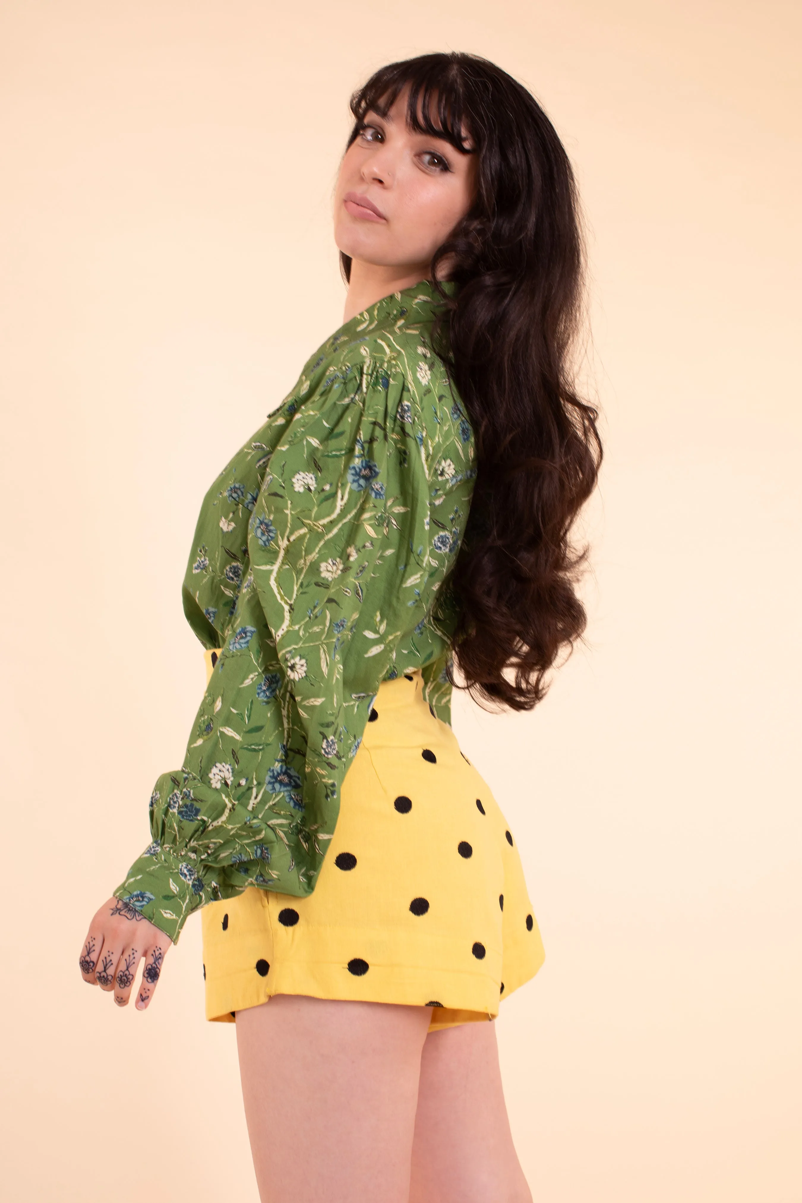 Enchantment Blouse - Green Wallpaper sold by Samantha Pleet product image thumbnail 2