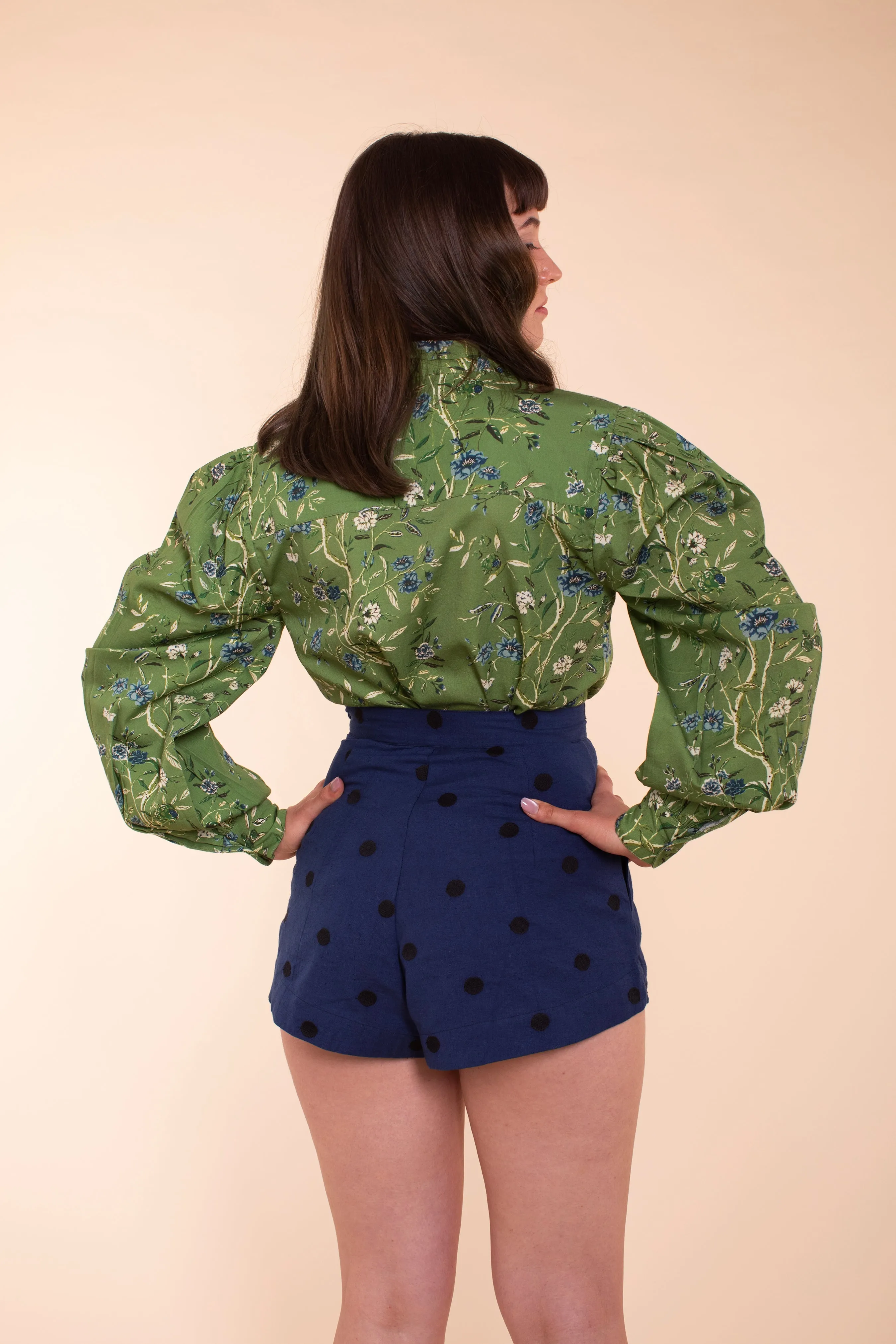 Enchantment Blouse - Green Wallpaper sold by Samantha Pleet product image thumbnail 3