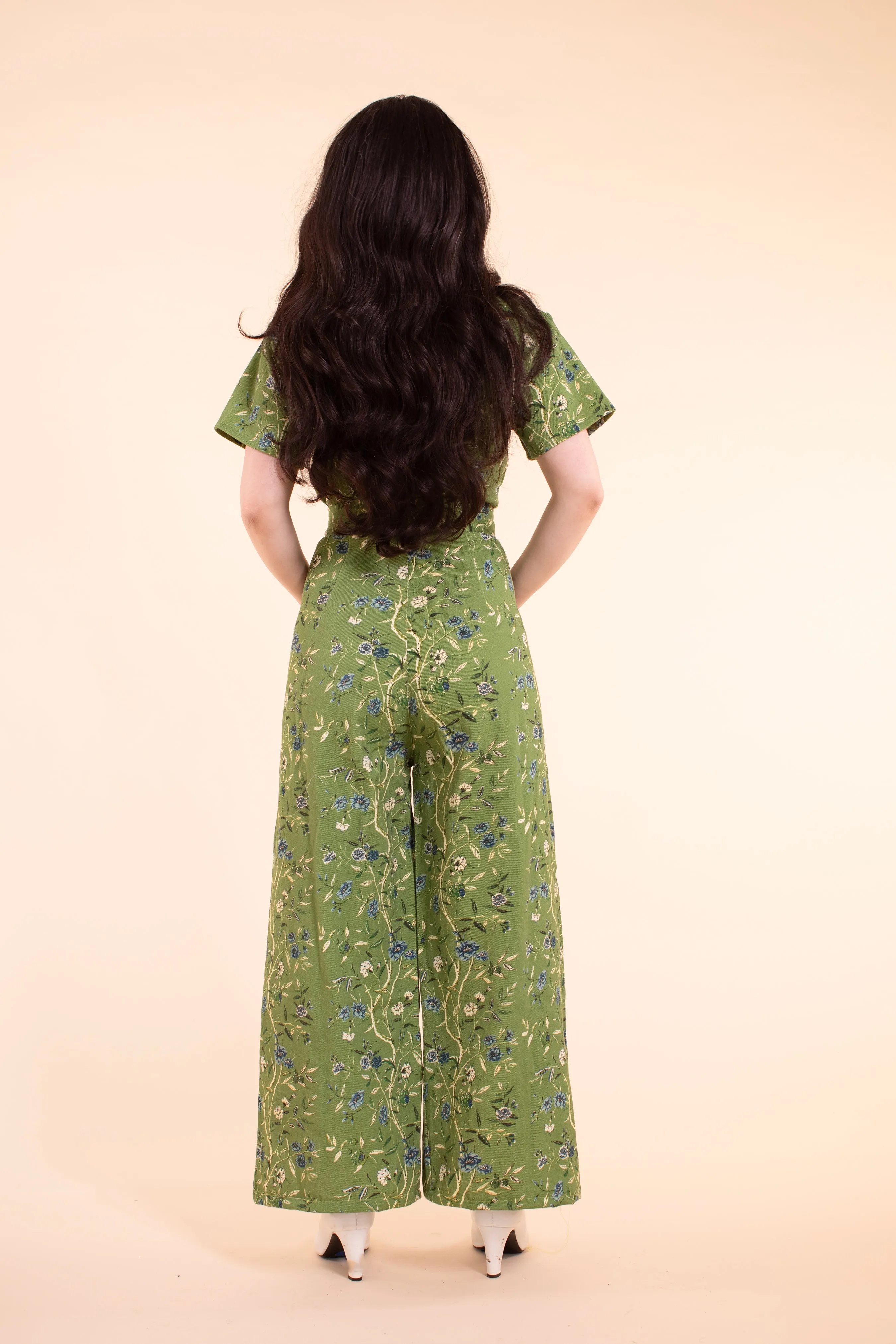 Wallflower Jumpsuit - Green Wallpaper sold by Samantha Pleet product image thumbnail 2