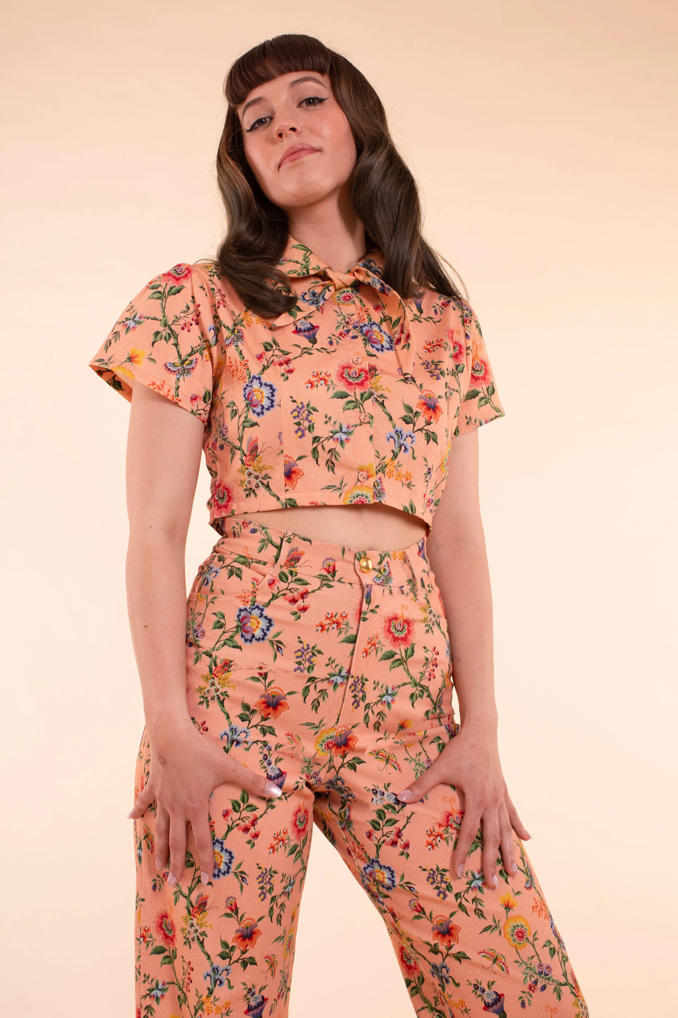 Scout Blouse - Pink Wallflower sold by Samantha Pleet