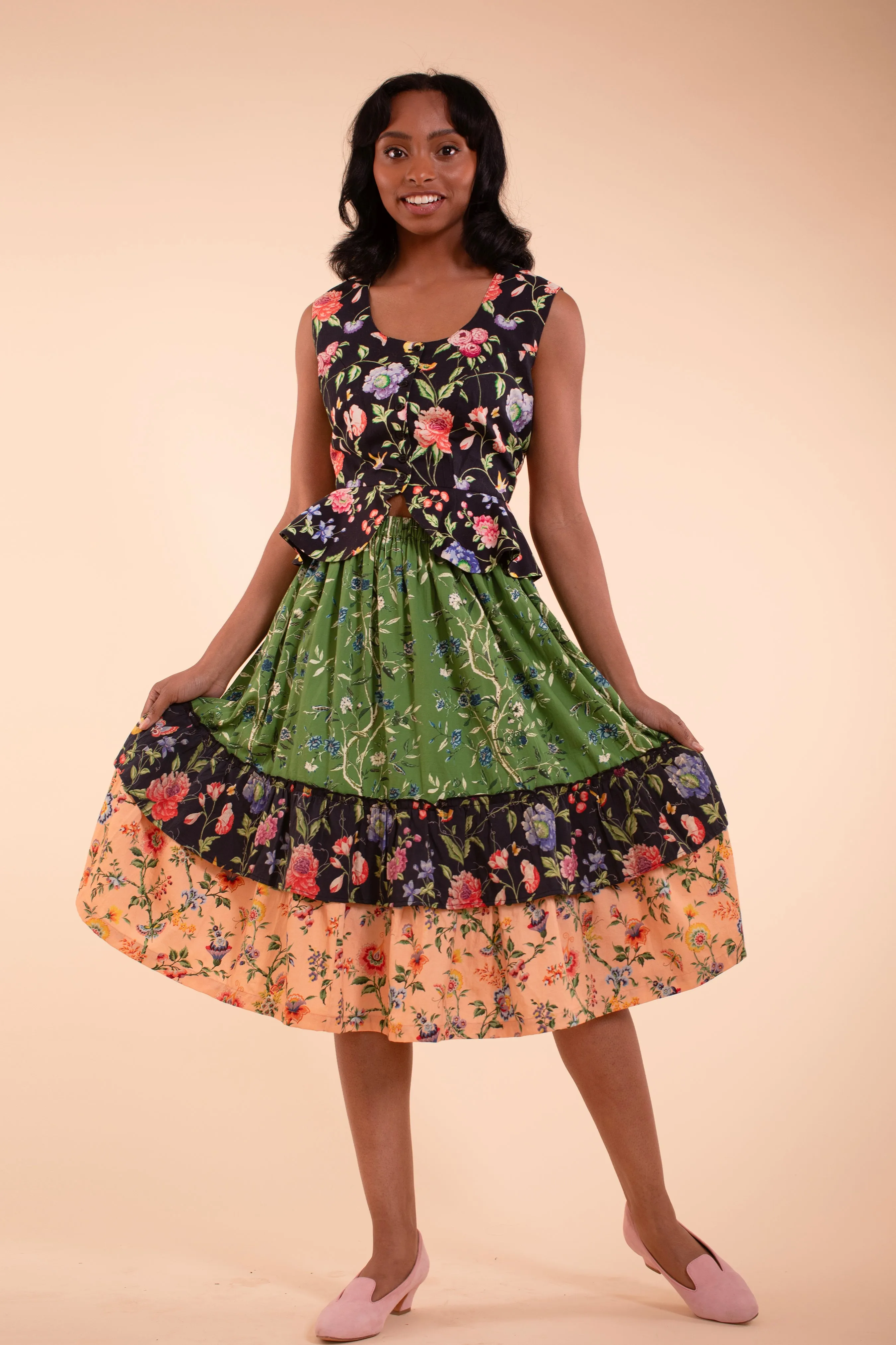 Sonnet Skirt - Wallpaper Prints sold by Samantha Pleet product image thumbnail 2