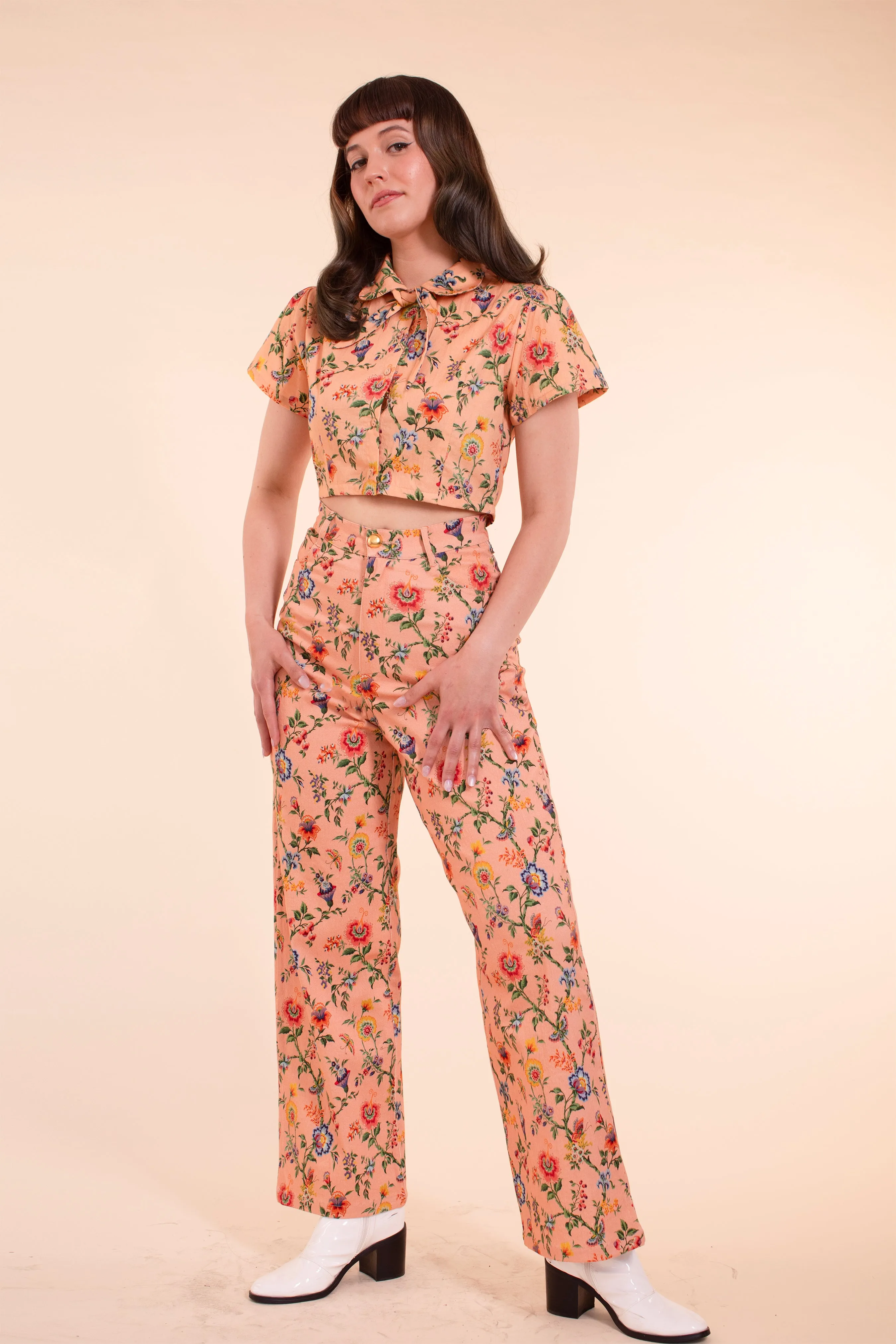 Emblem Jeans - Pink Wallpaper sold by Samantha Pleet product image thumbnail 3