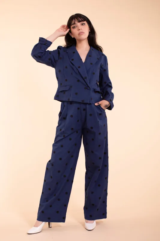 Noble Blazer - Indigo Linen made by Samantha Pleet