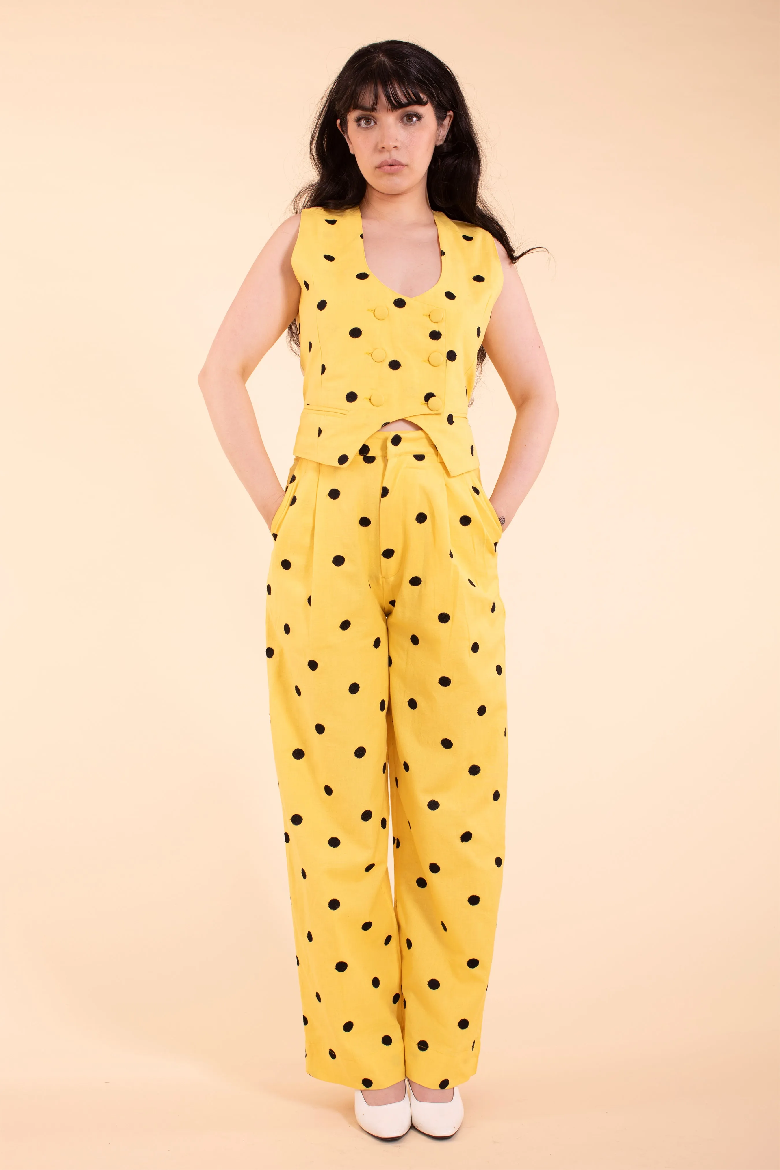Noble Trouser - Buttercup Linen sold by Samantha Pleet
