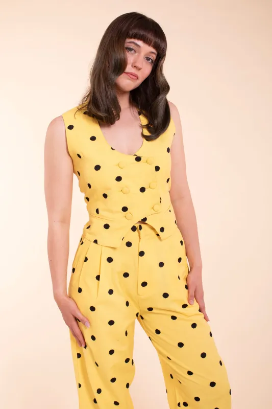 Noble Vest - Buttercup Linen sold by Samantha Pleet