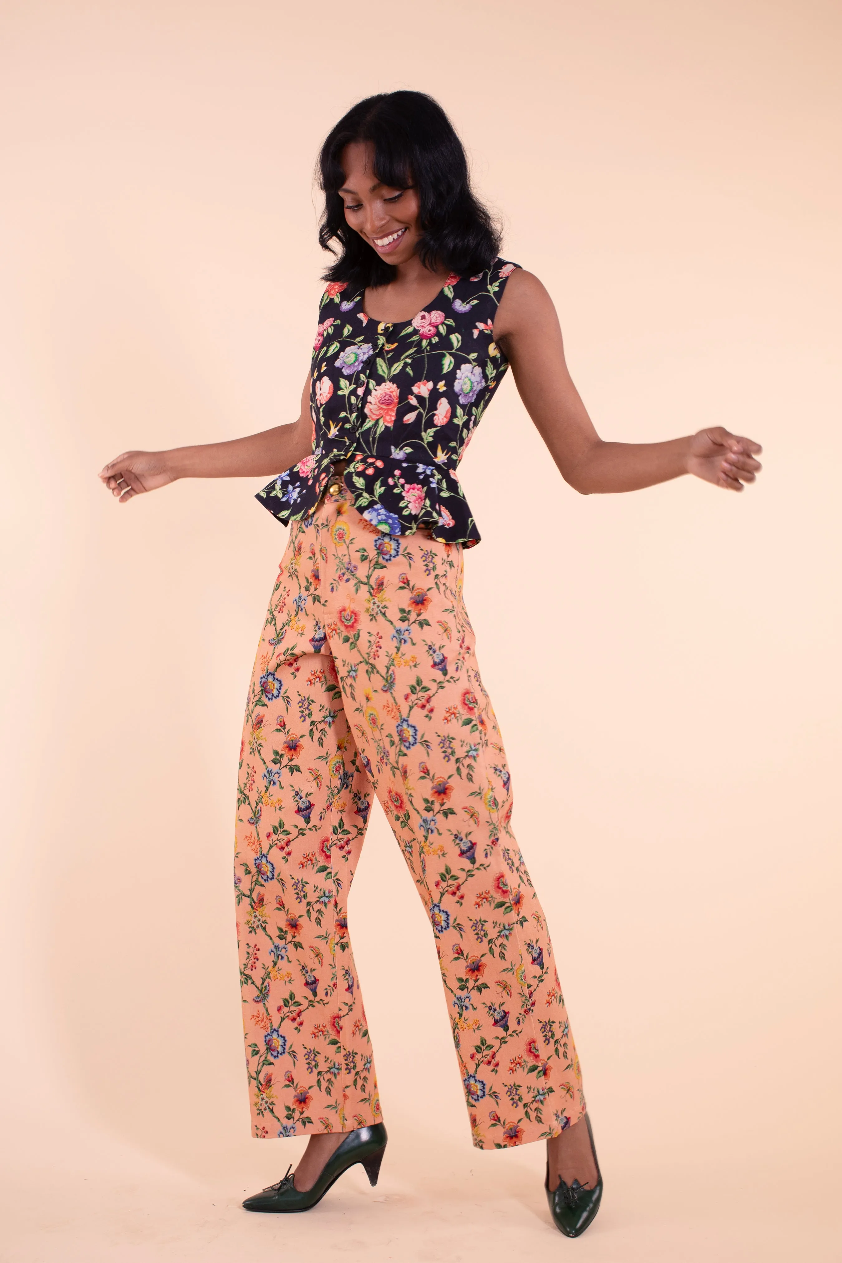 Sappho Vest - Black Wallpaper sold by Samantha Pleet product image thumbnail 3