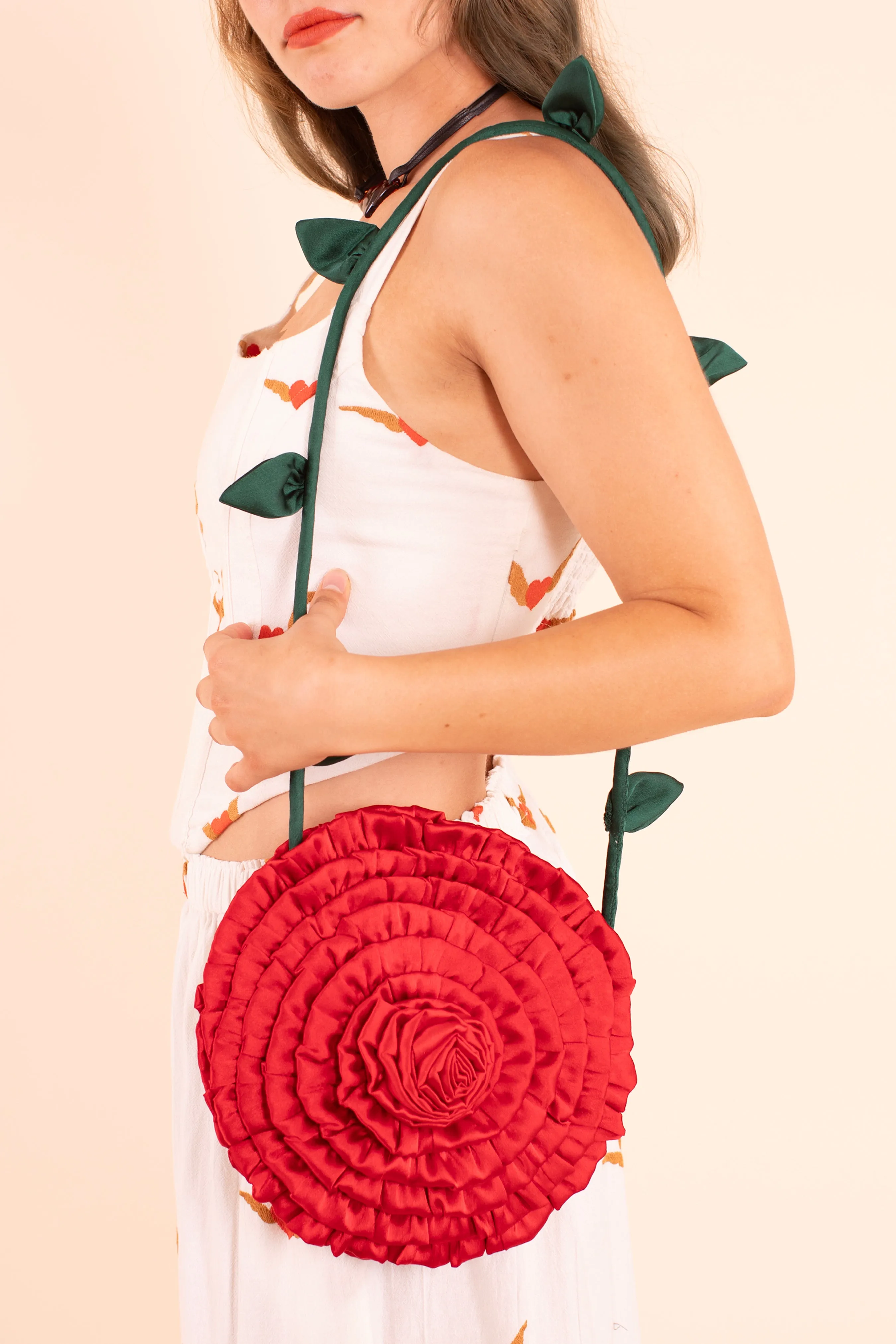Rosebud Shoulder Bag - Red sold by Samantha Pleet product image thumbnail 4