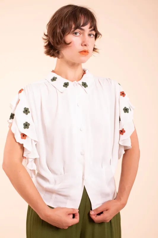 HKM Beaded Blouse - Archive made by Samantha Pleet