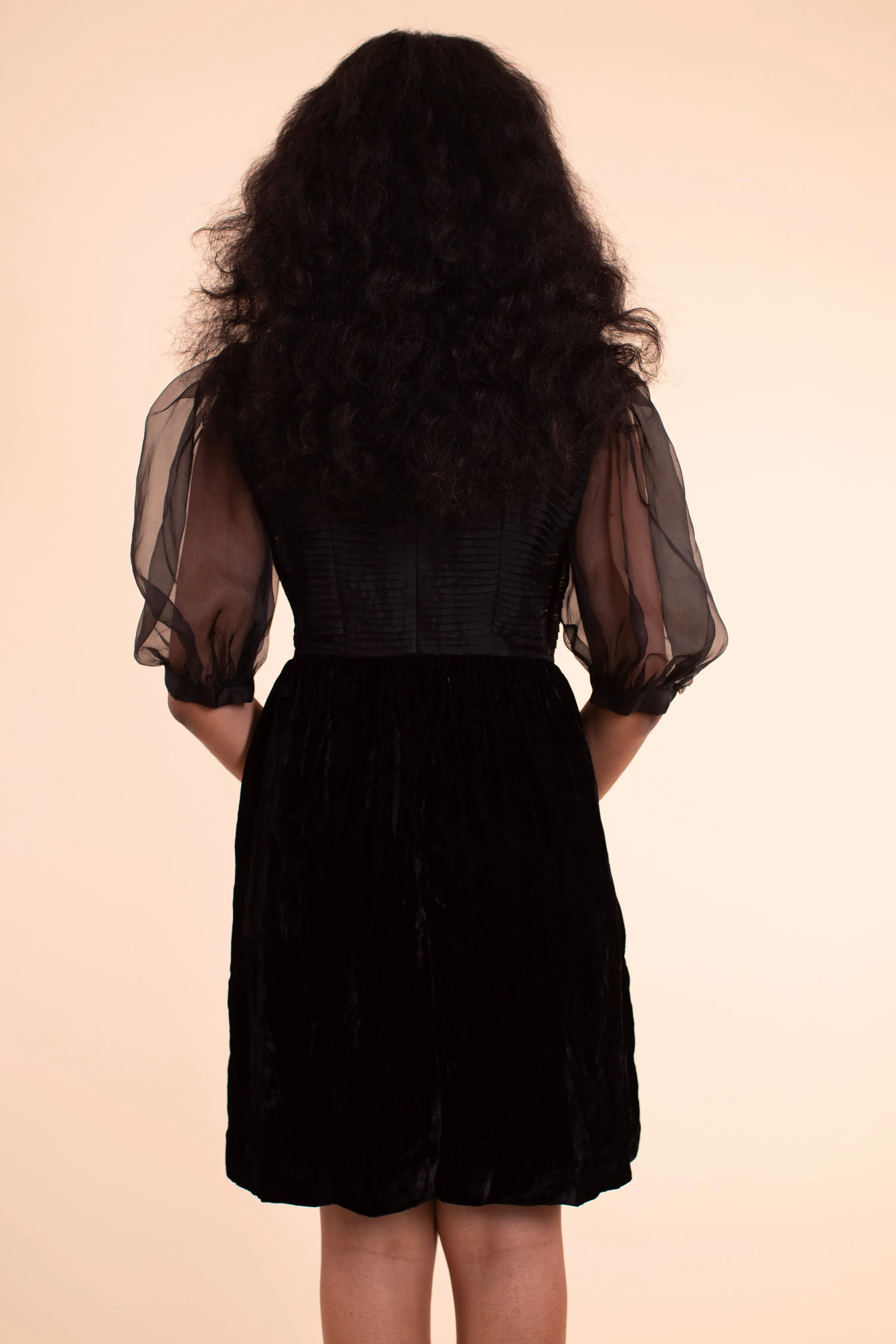 Blythe Dress - HKM - Black Silk Velvet - Sample Sale sold by Samantha Pleet product image thumbnail 5