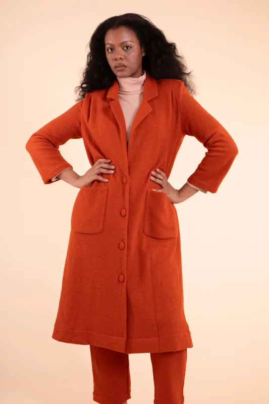 Rochester Coat- HKM - Paprika Wool made by Samantha Pleet
