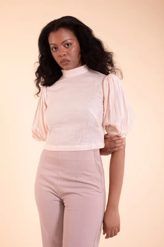 Georgina Blouse - HKM - Lilac Gauze sold by Samantha Pleet