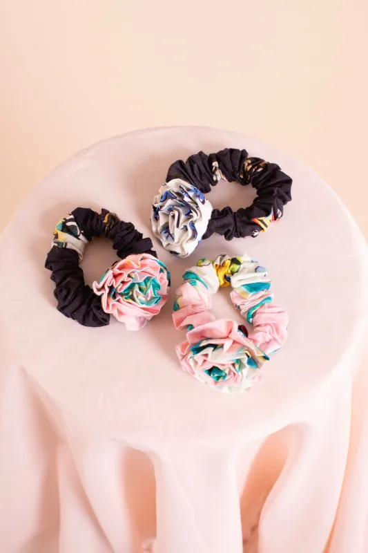 Sèvres Flower Scrunchie sold by Samantha Pleet