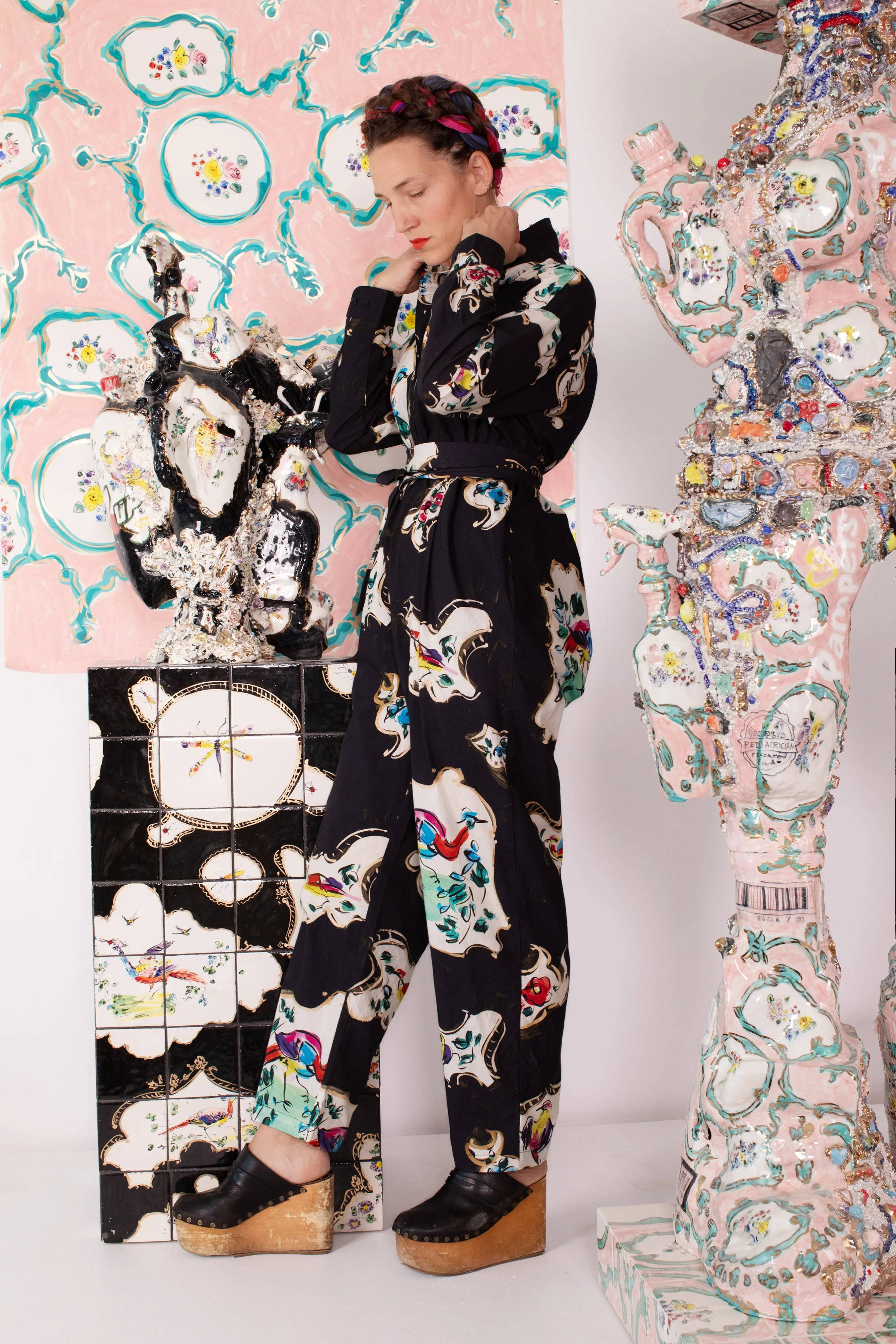 Pedestal Jumpsuit - Black Sèvres sold by Samantha Pleet product image thumbnail 2