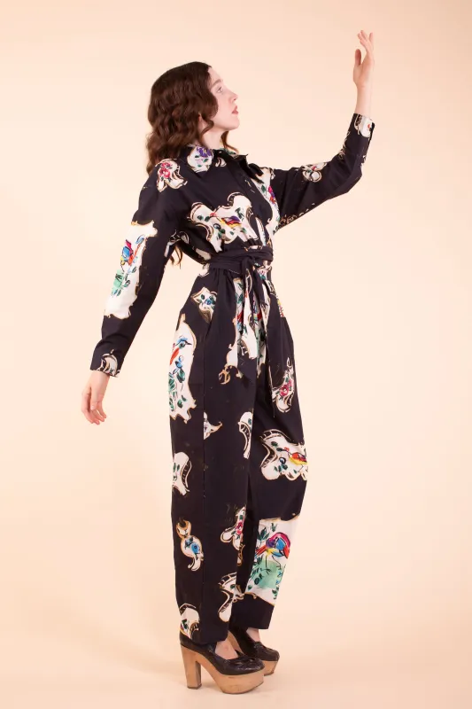 Pedestal Jumpsuit - Black Sèvres sold by Samantha Pleet