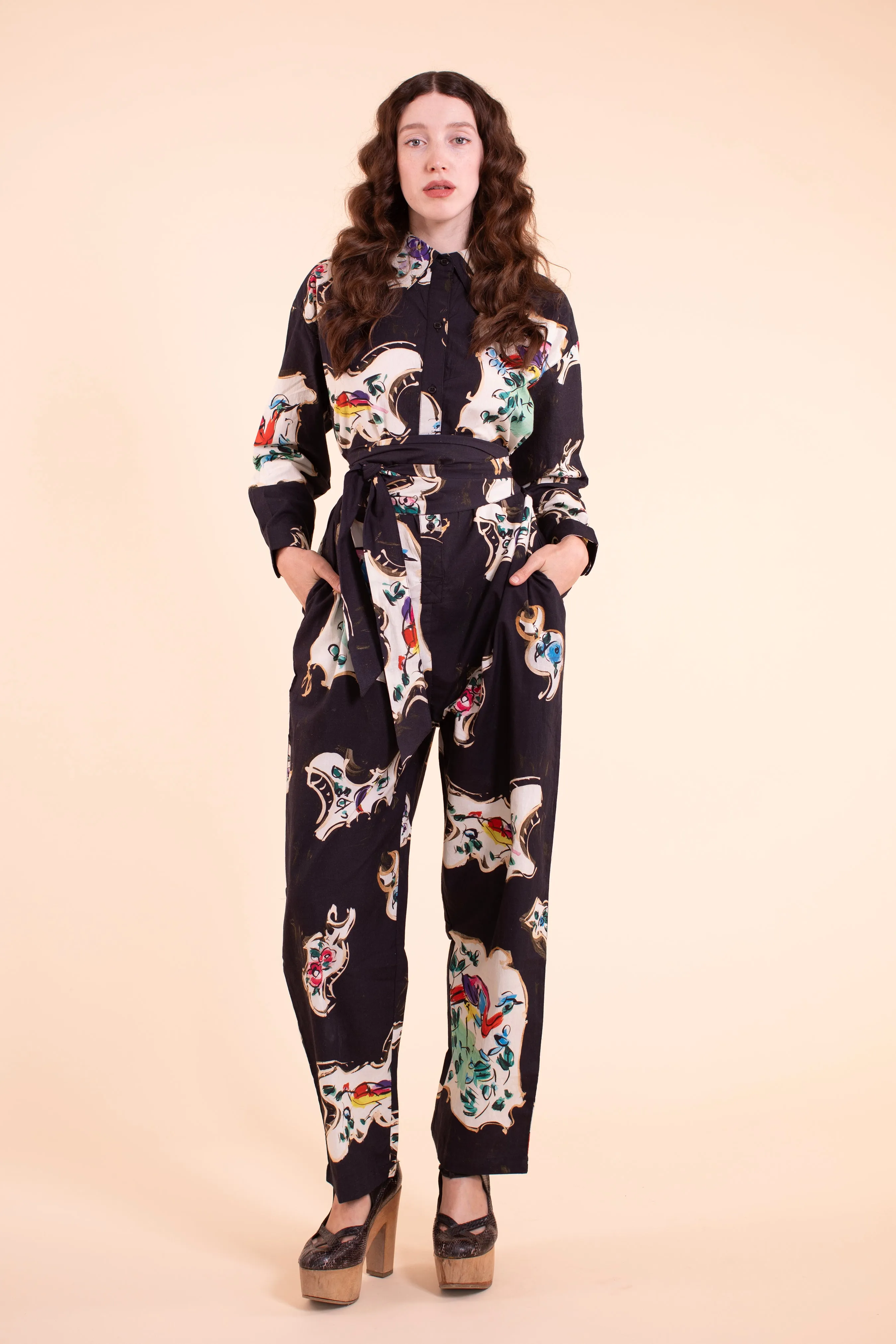 Pedestal Jumpsuit - Black Sèvres sold by Samantha Pleet product image thumbnail 3