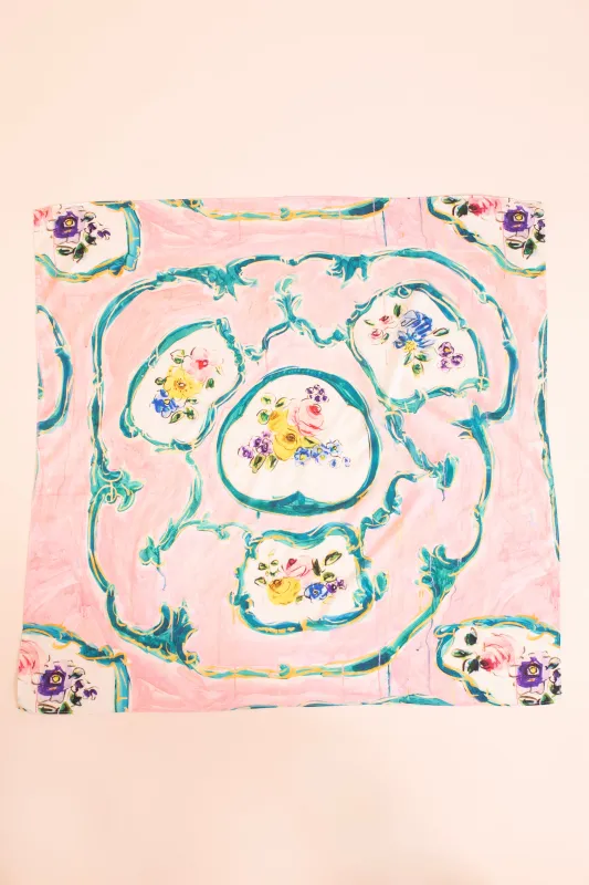 Medallion Scarf - Pink Sèvres made by Samantha Pleet