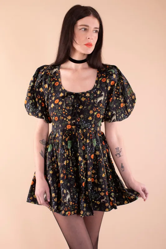 The Clara Dress -  Black Illuminated made by Samantha Pleet