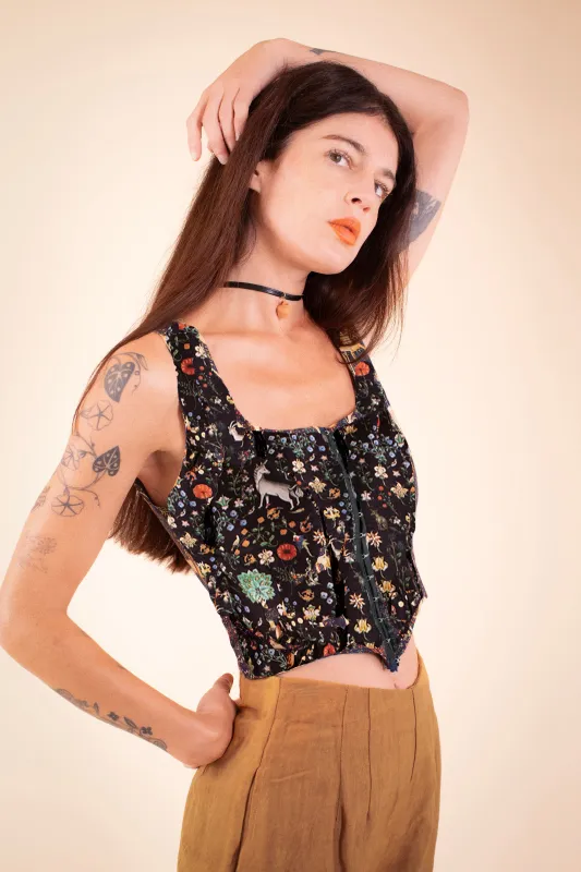 Tapestry Corset -  Blk Illuminated PreOrder made by Samantha Pleet