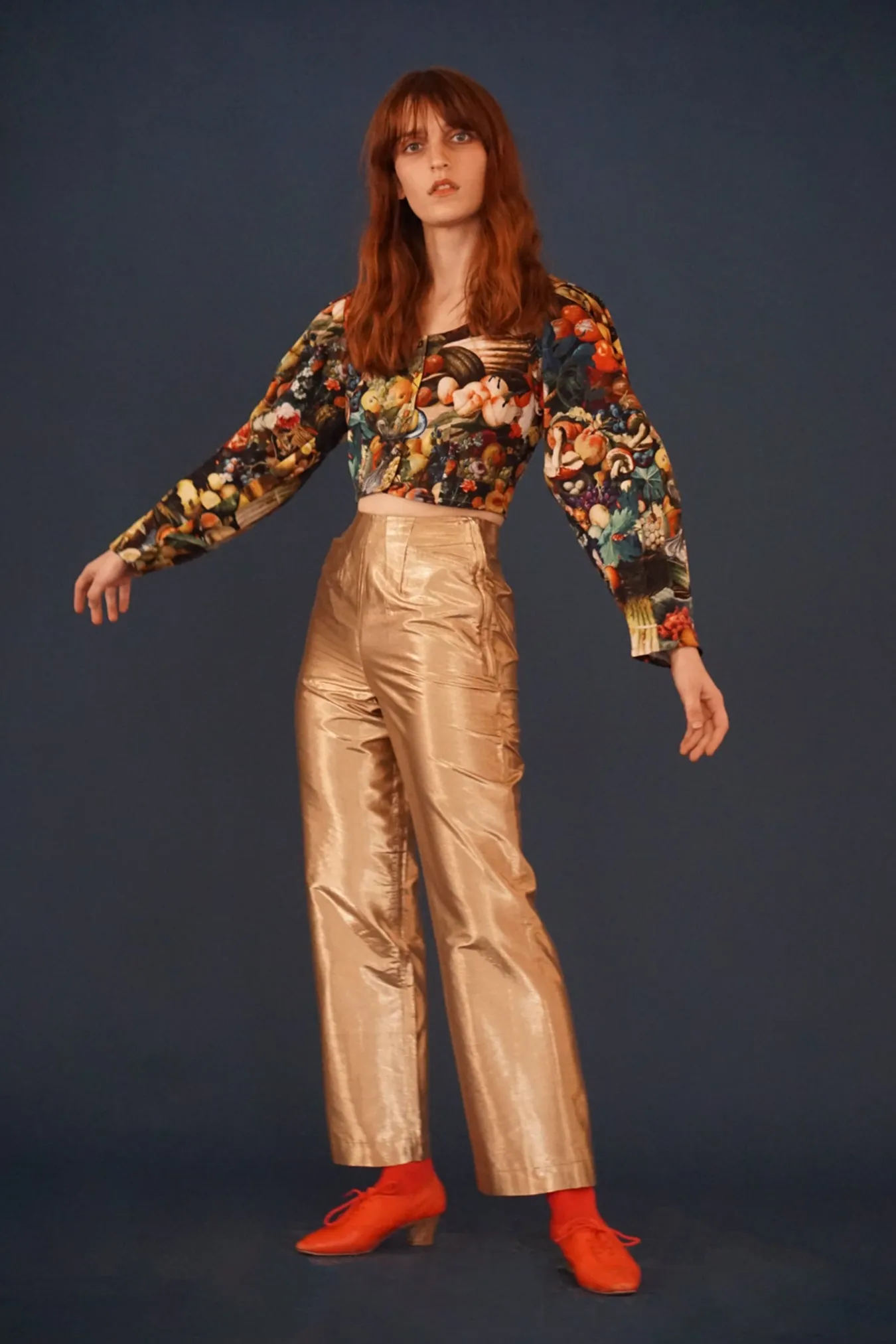 Troubadour Blouse - Red Tapestry PreOrder sold by Samantha Pleet product image thumbnail 4