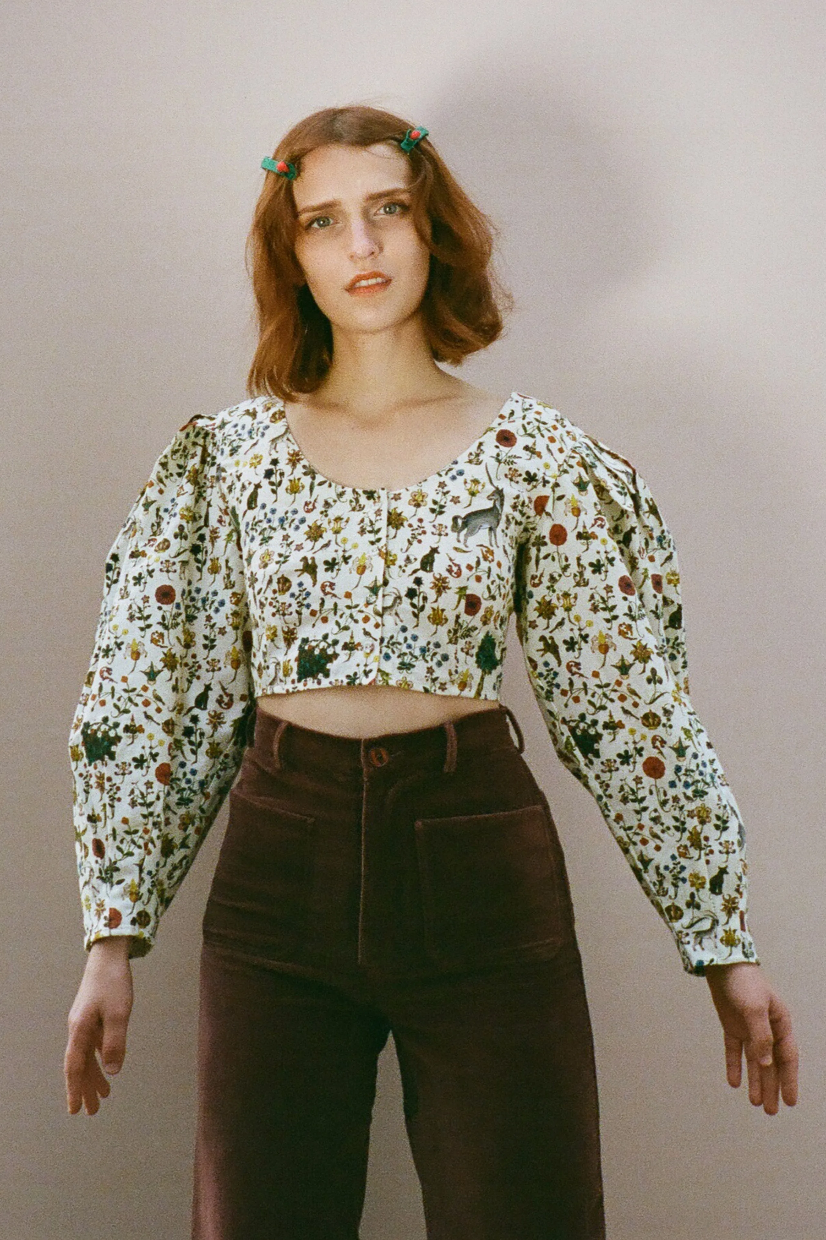 Troubadour Blouse - Red Tapestry PreOrder sold by Samantha Pleet product image thumbnail 3