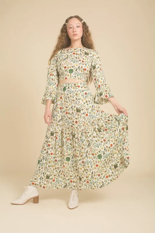 Freda Skirt - Ivory Illuminated made by Samantha Pleet