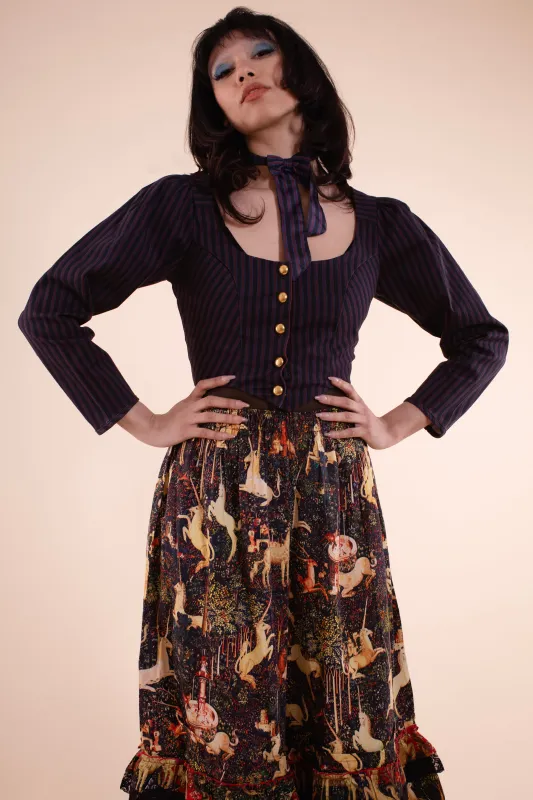 Banner Jacket - Castle Stripe made by Samantha Pleet