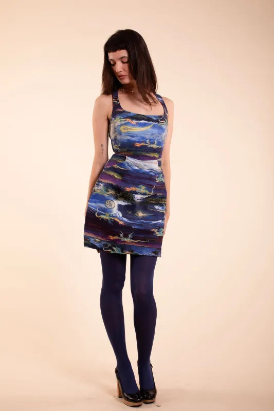 Rose Vine Mini Dress - Dragon sold by Samantha Pleet