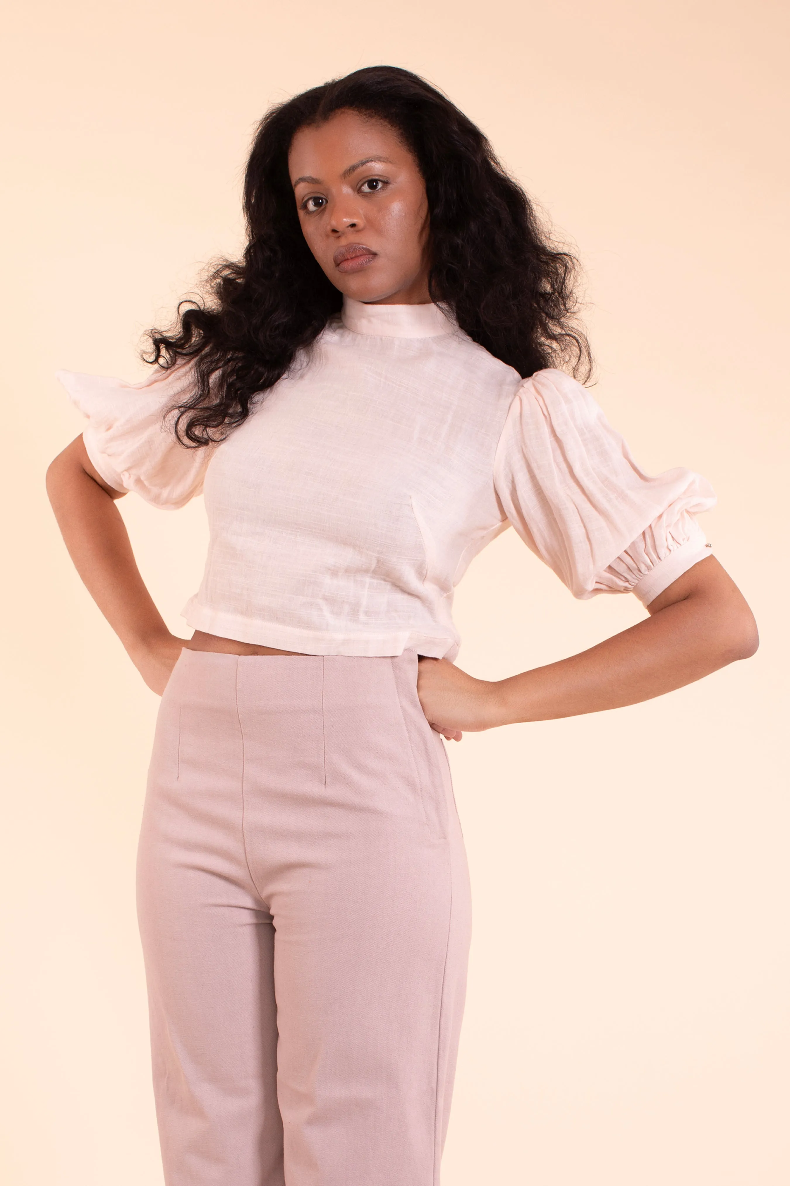 Georgina Blouse - HKM - Pink Gauze - Sample Sale sold by Samantha Pleet