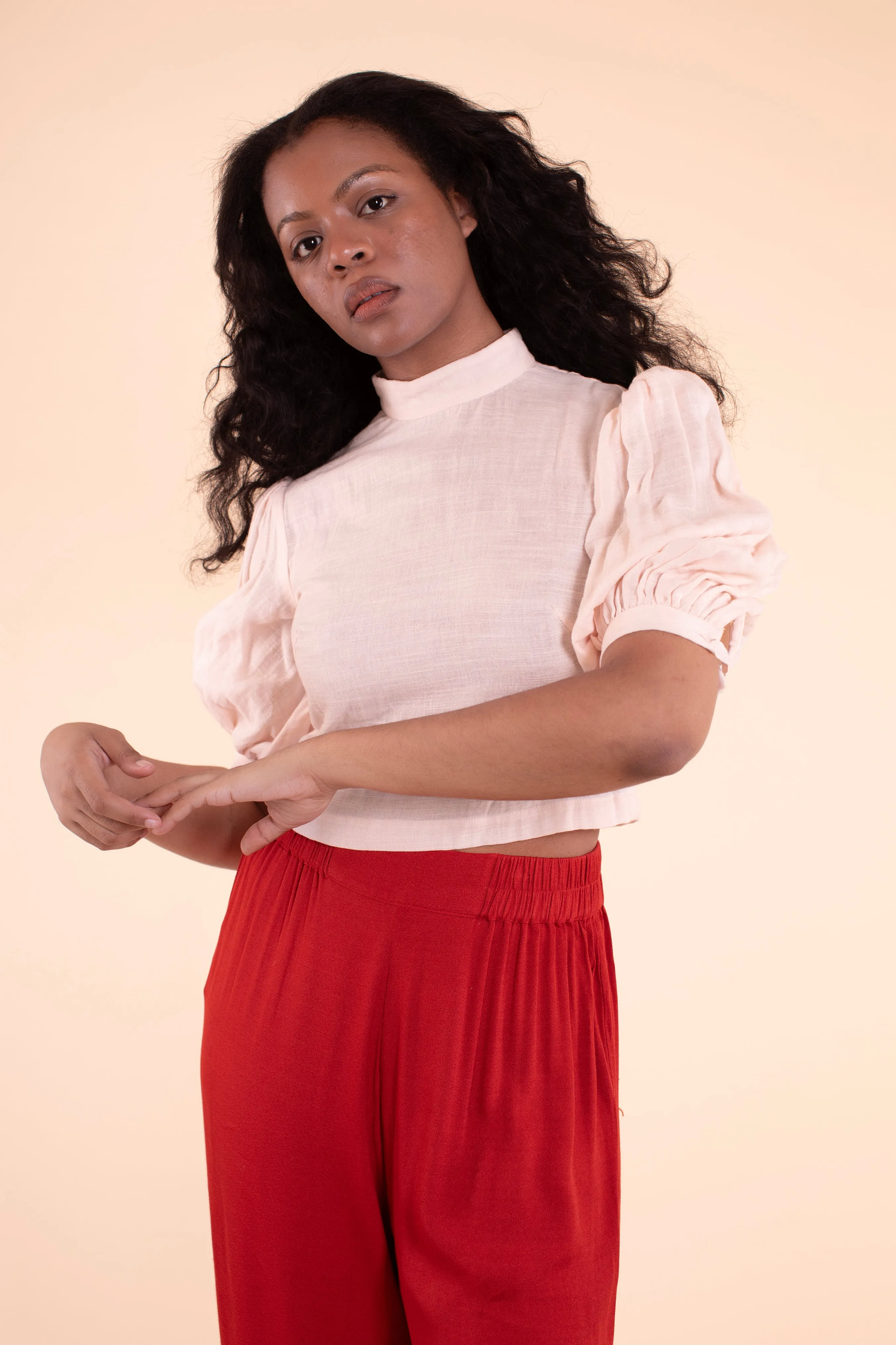 Georgina Blouse - HKM - Pink Gauze - Sample Sale sold by Samantha Pleet product image thumbnail 3