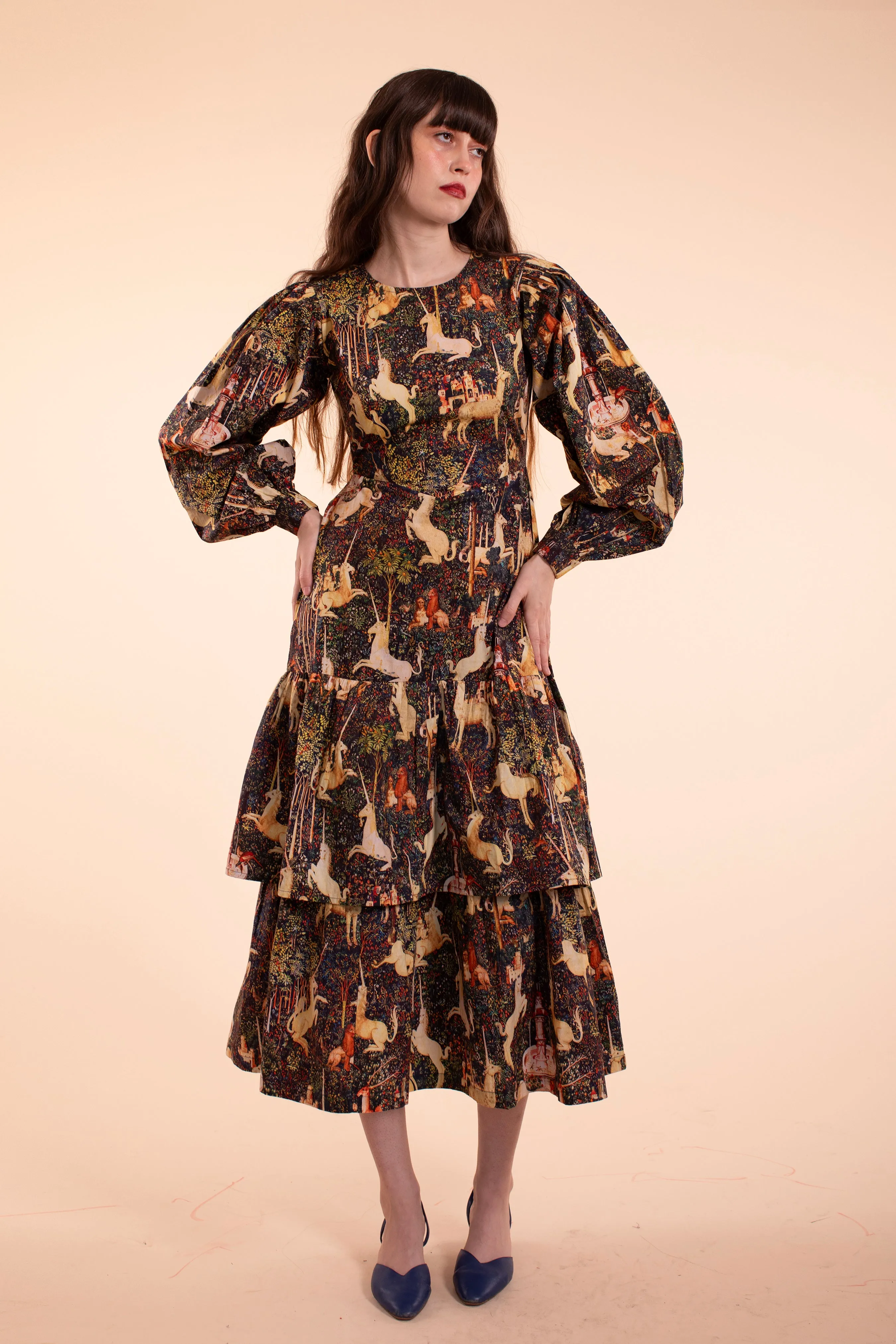 Rosemary Dress - Midnight Tapestry sold by Samantha Pleet
