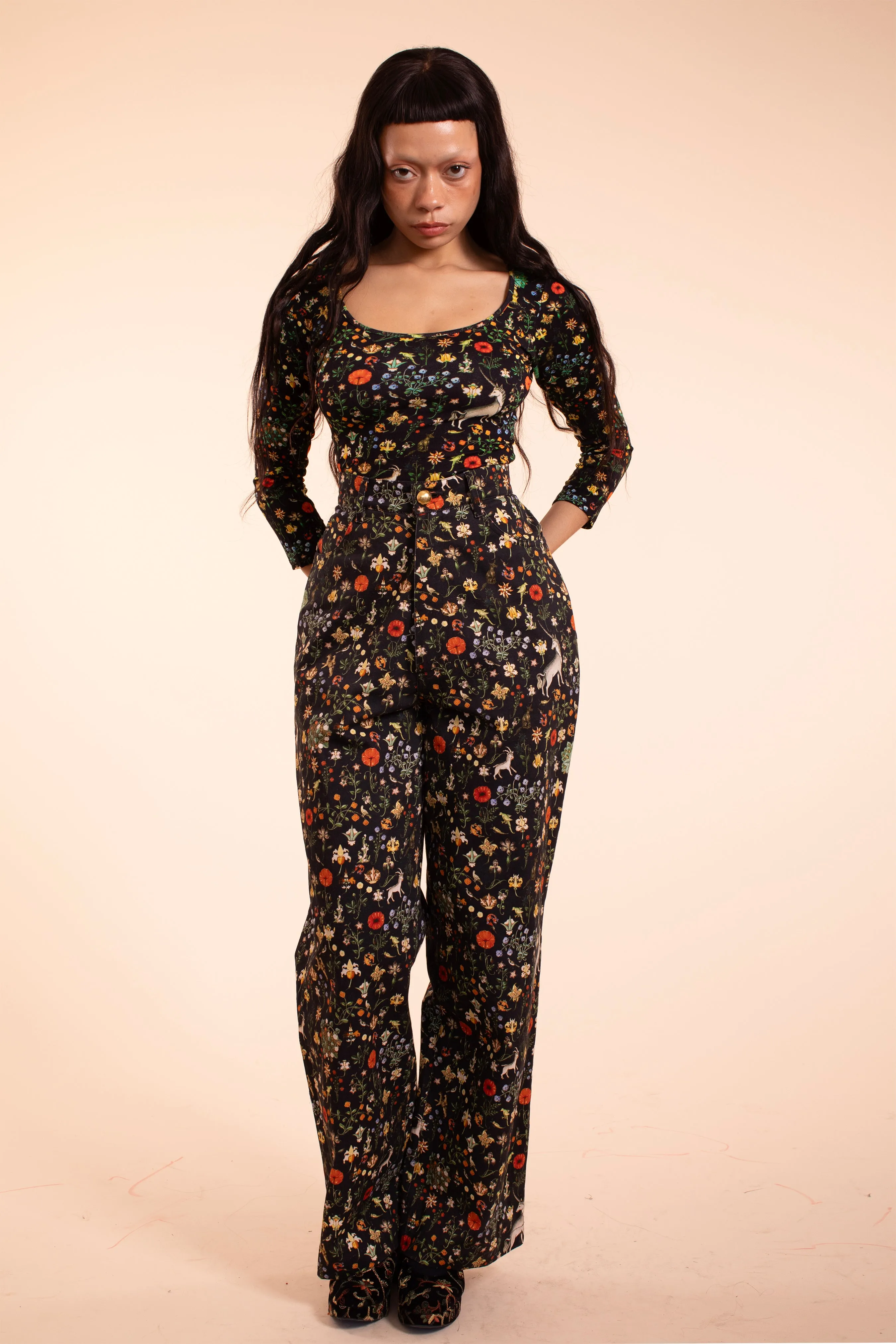 Primrose Leotard - Black Illuminated sold by Samantha Pleet product image thumbnail 2