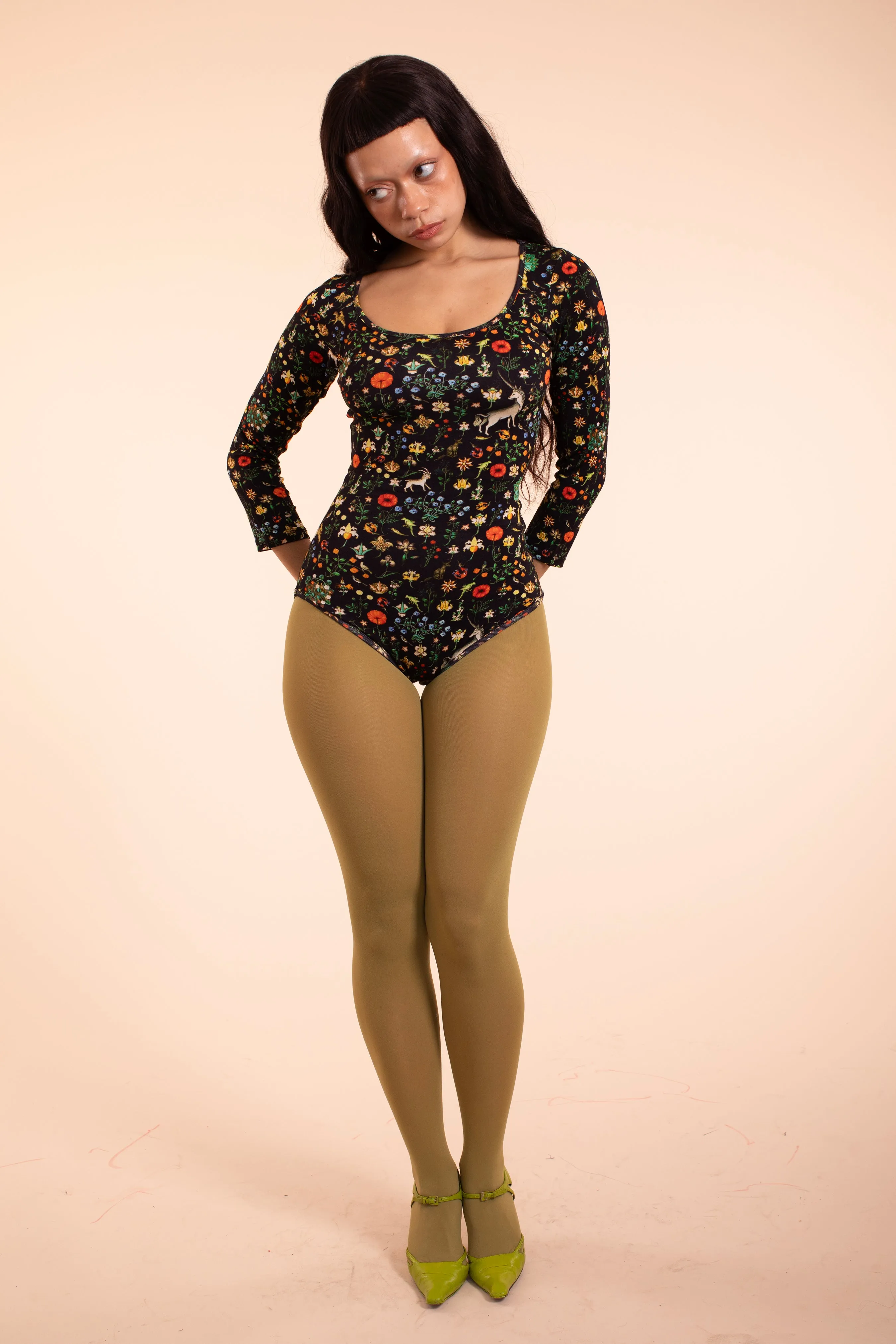 Primrose Leotard - Black Illuminated sold by Samantha Pleet product image thumbnail 3
