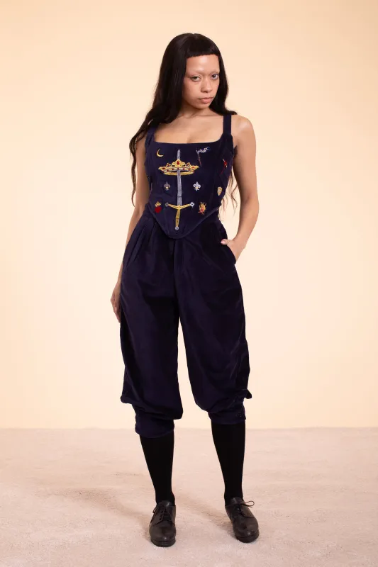 Bodleian Pants - Midnight made by Samantha Pleet