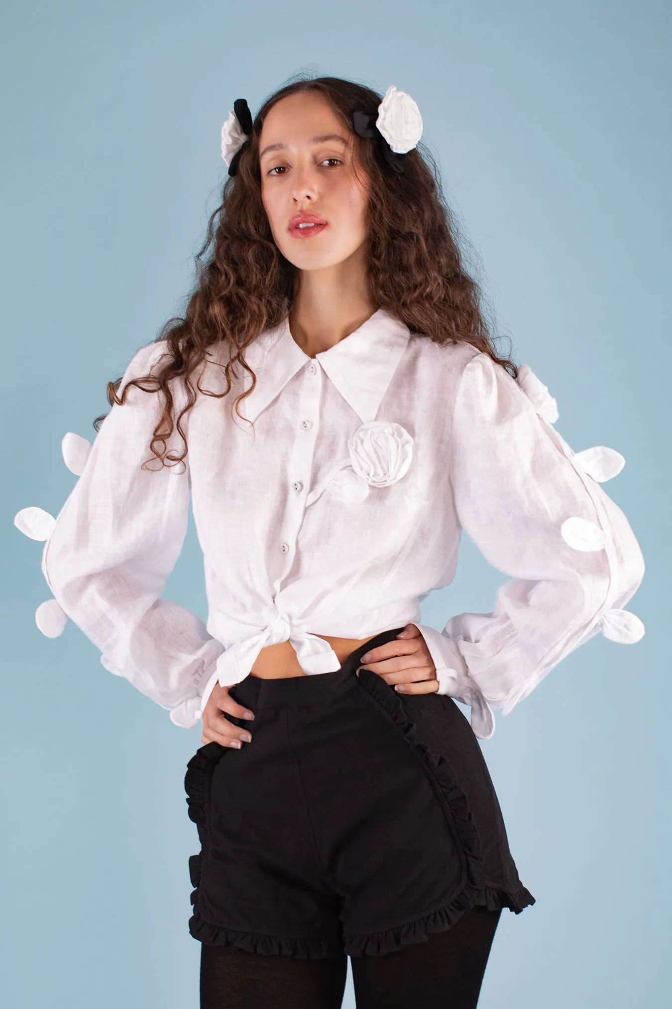 Enchantment Blouse - Persephone Linen - Archive sold by Samantha Pleet