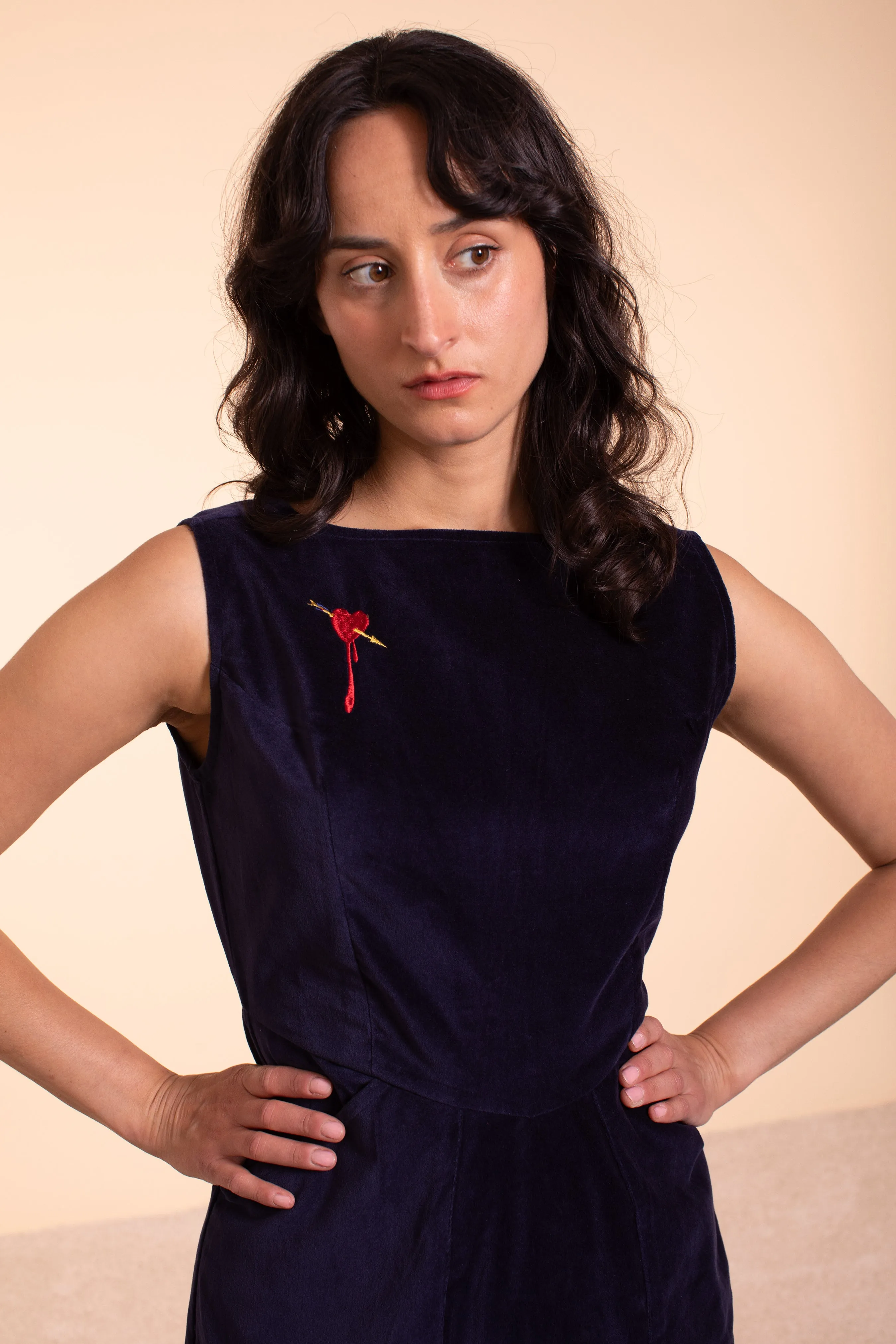 Gambeson Dress - Heart Embroidery - One of a Kind Sample sold by Samantha Pleet product image thumbnail 3
