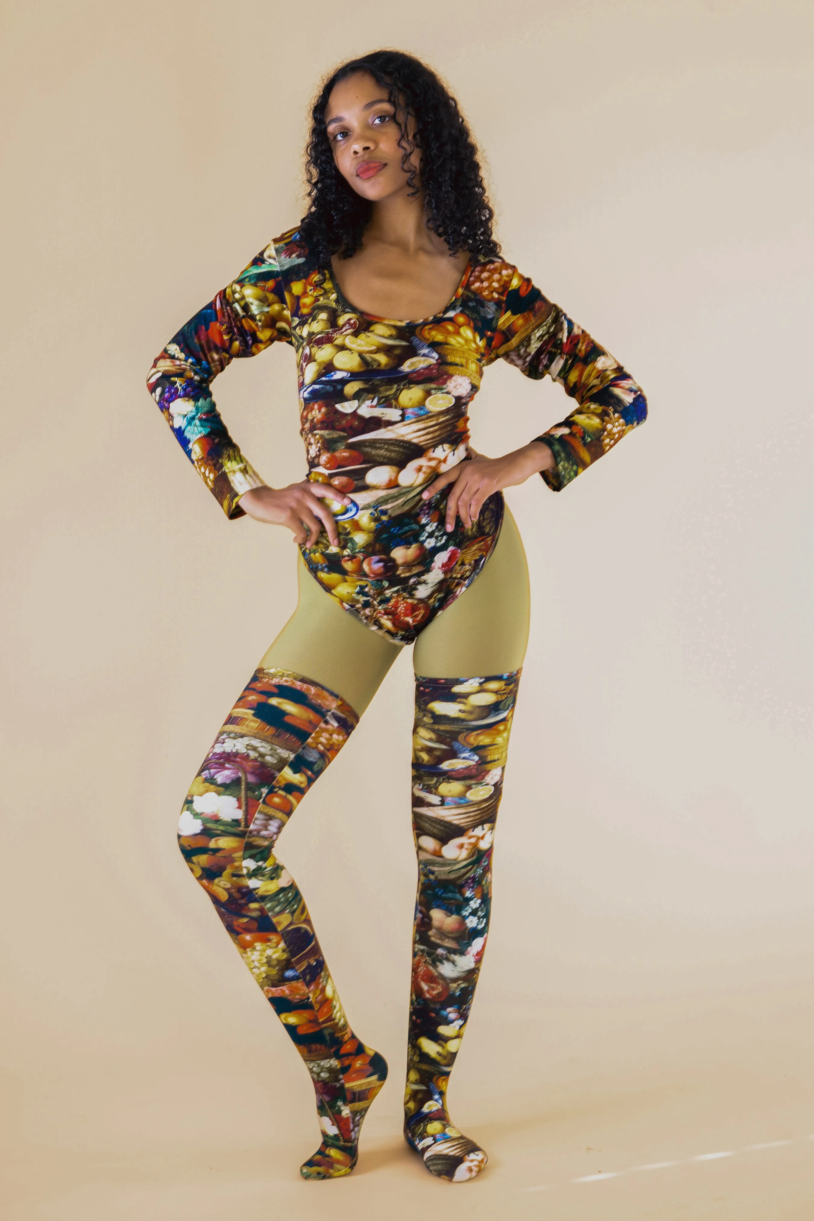 Swan Bodysuit - Harvest - Sample Sale sold by Samantha Pleet