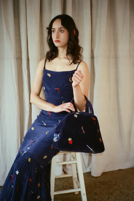 Flight Bag - JoA Embroidery - Small made by Samantha Pleet