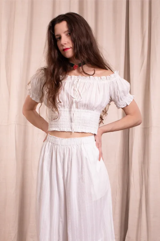 Romance Blouse - Cotton Dobby made by Samantha Pleet