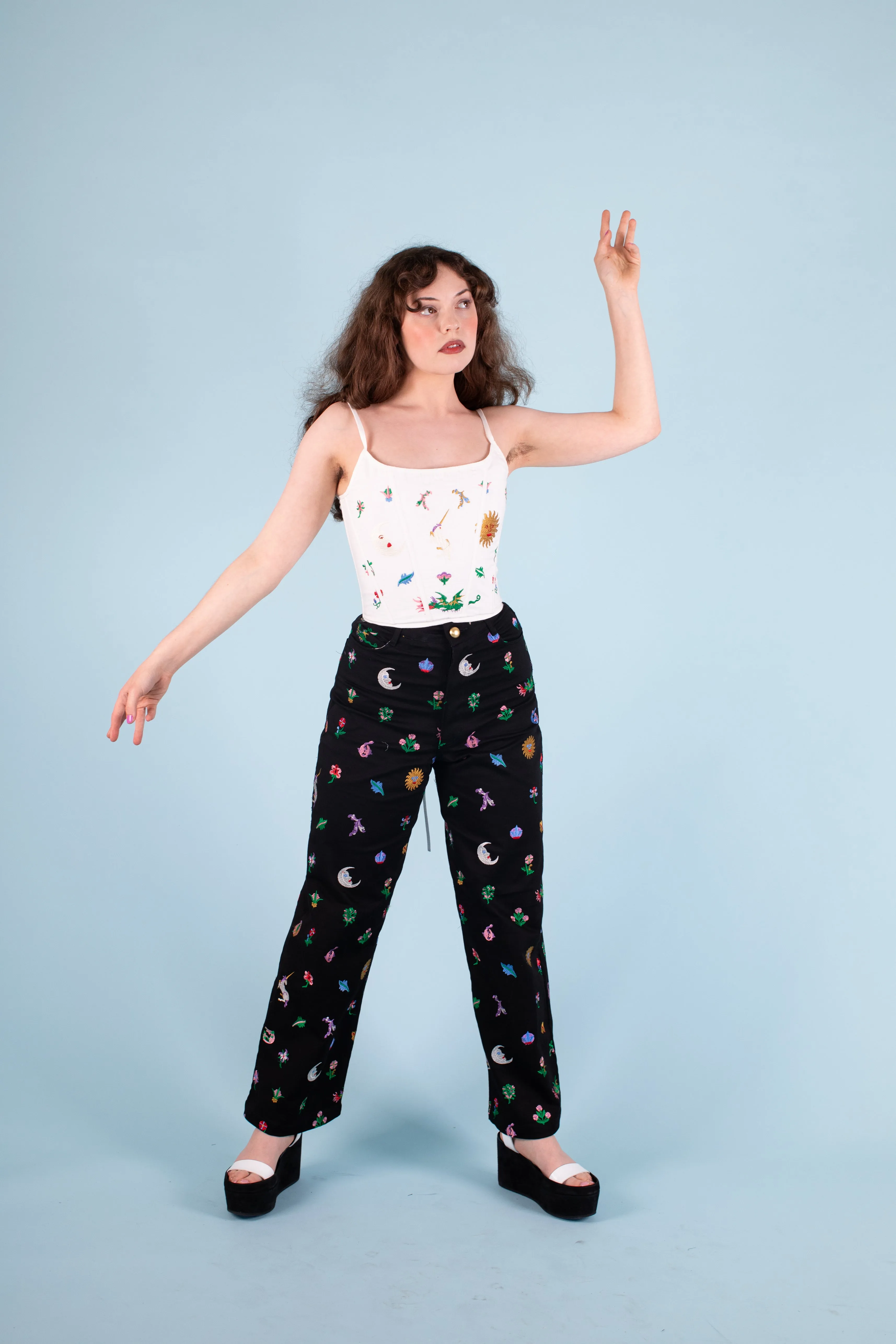 Emblem Jeans - Legend Embroidery sold by Samantha Pleet product image thumbnail 4