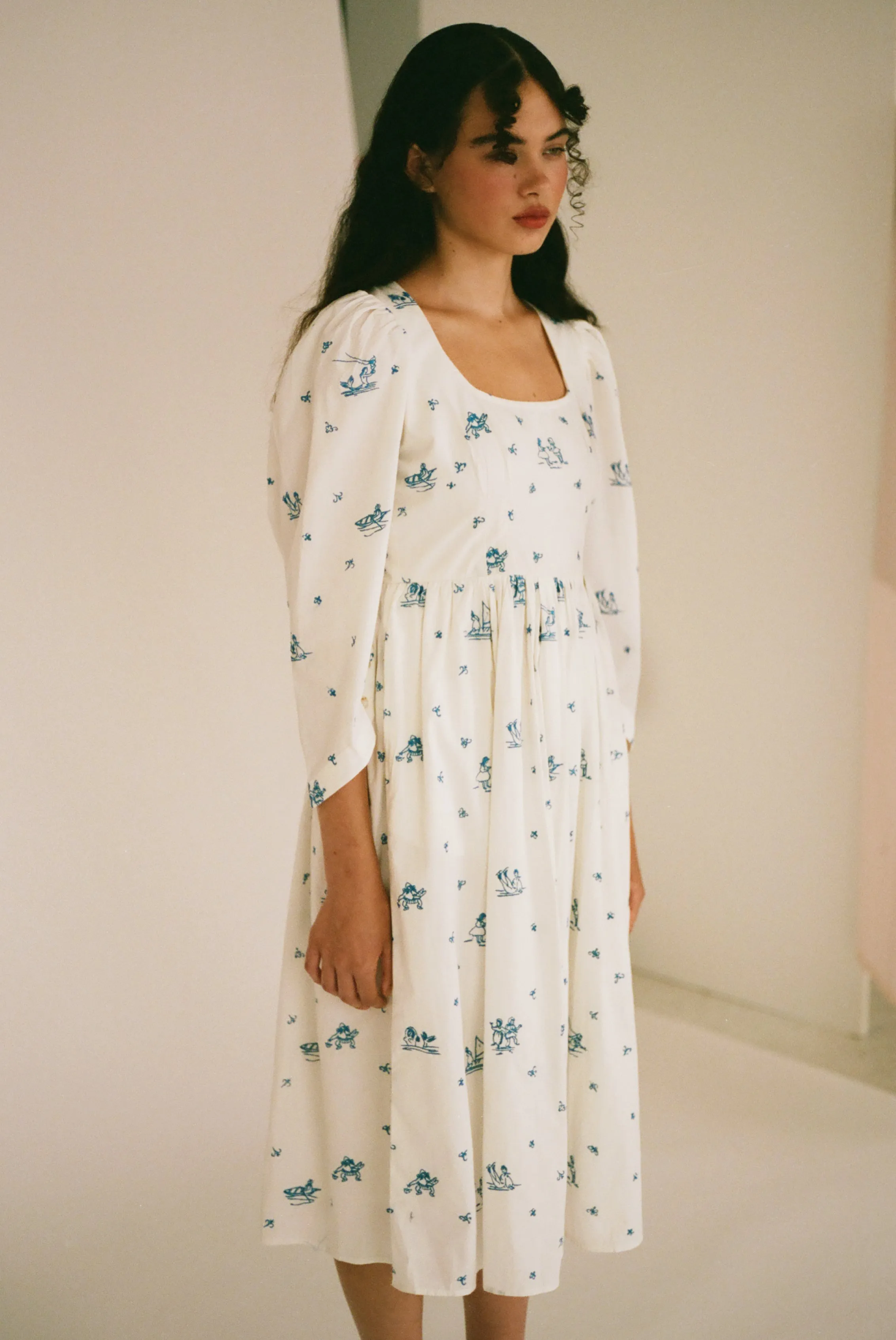 Eurydice Dress - Delft Embroidery sold by Samantha Pleet product image thumbnail 3