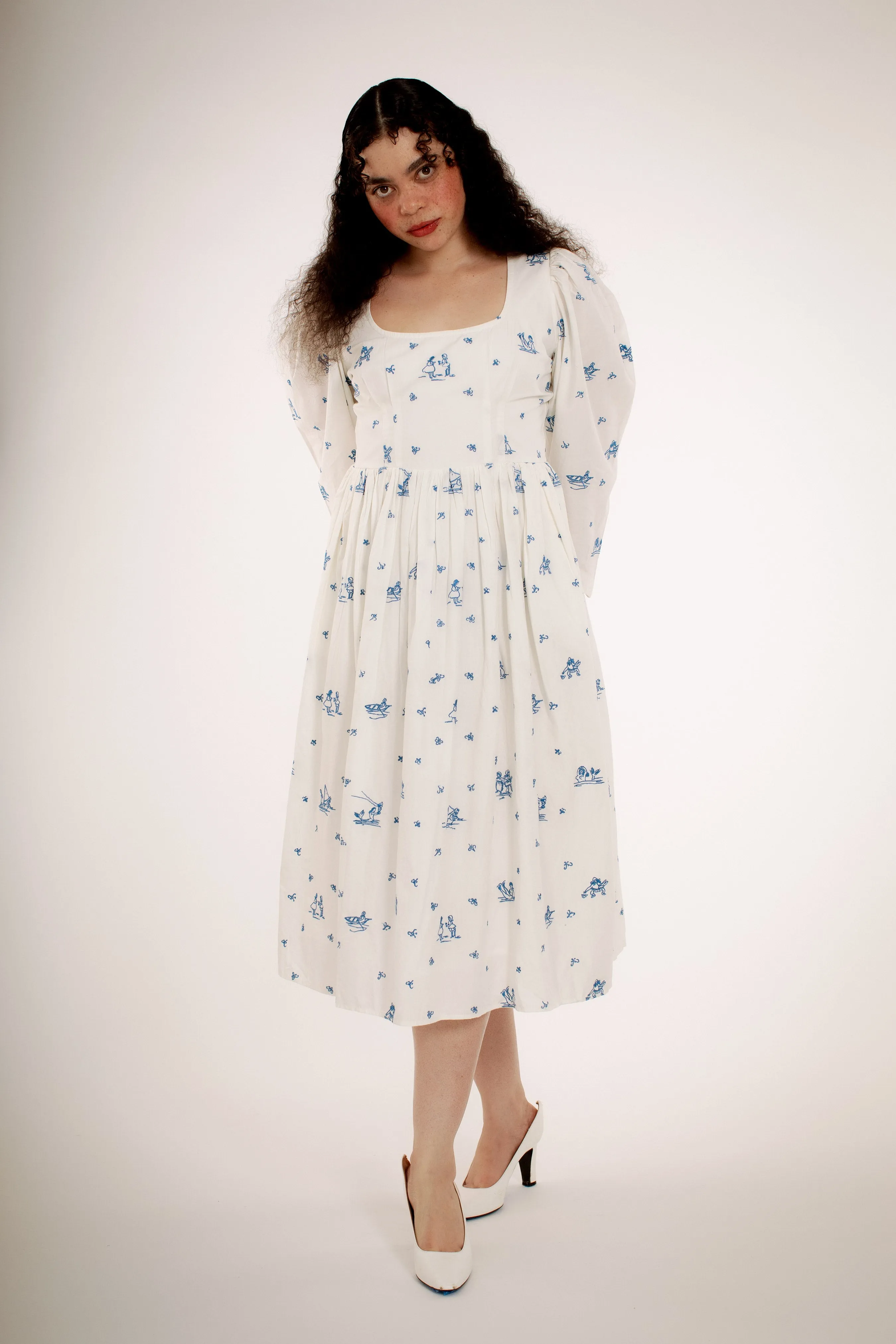 Eurydice Dress - Delft Embroidery sold by Samantha Pleet product image thumbnail 5