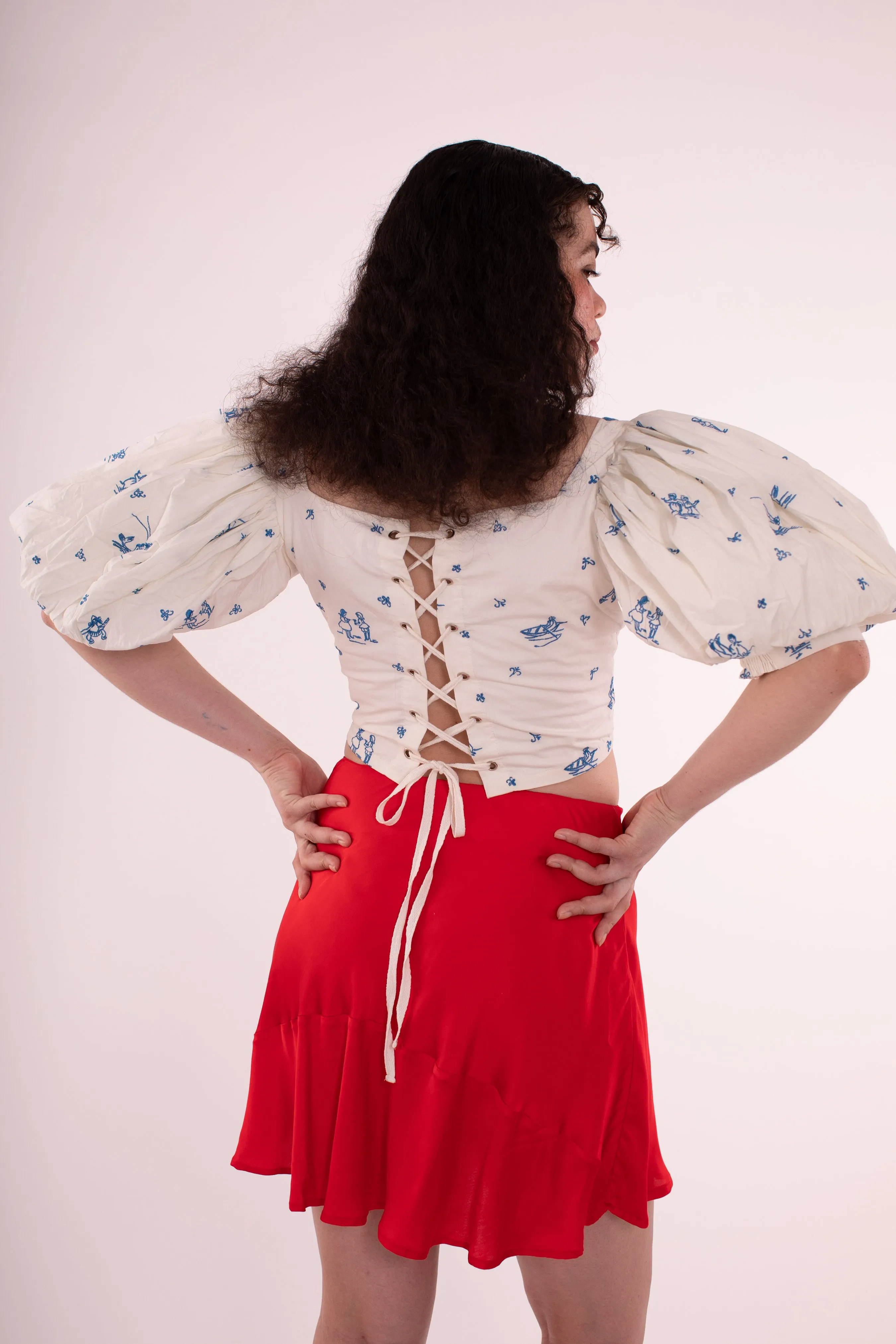 Zou Zou Blouse - Delft Embroidery sold by Samantha Pleet product image thumbnail 3