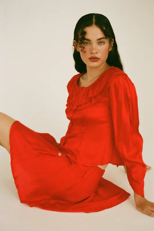 Mi Mi Blouse - Red made by Samantha Pleet