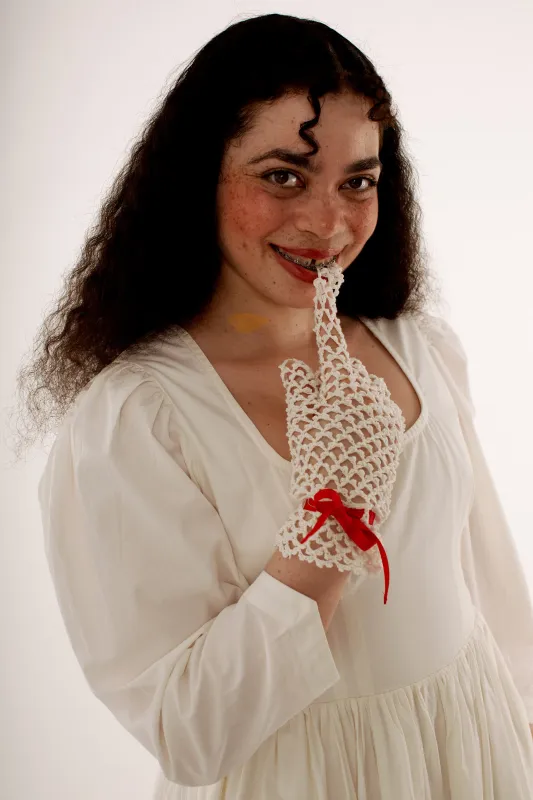Arachne Gloves made by Samantha Pleet