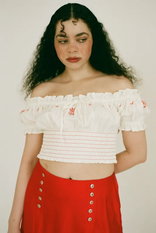 Romance Blouse - Delft made by Samantha Pleet