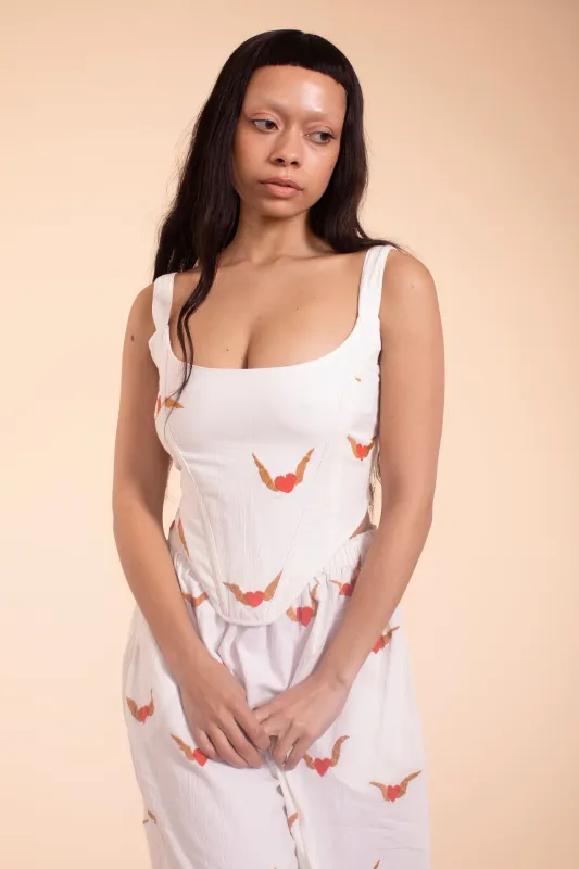 Valor Corset - Heartwing Embroidery made by Samantha Pleet