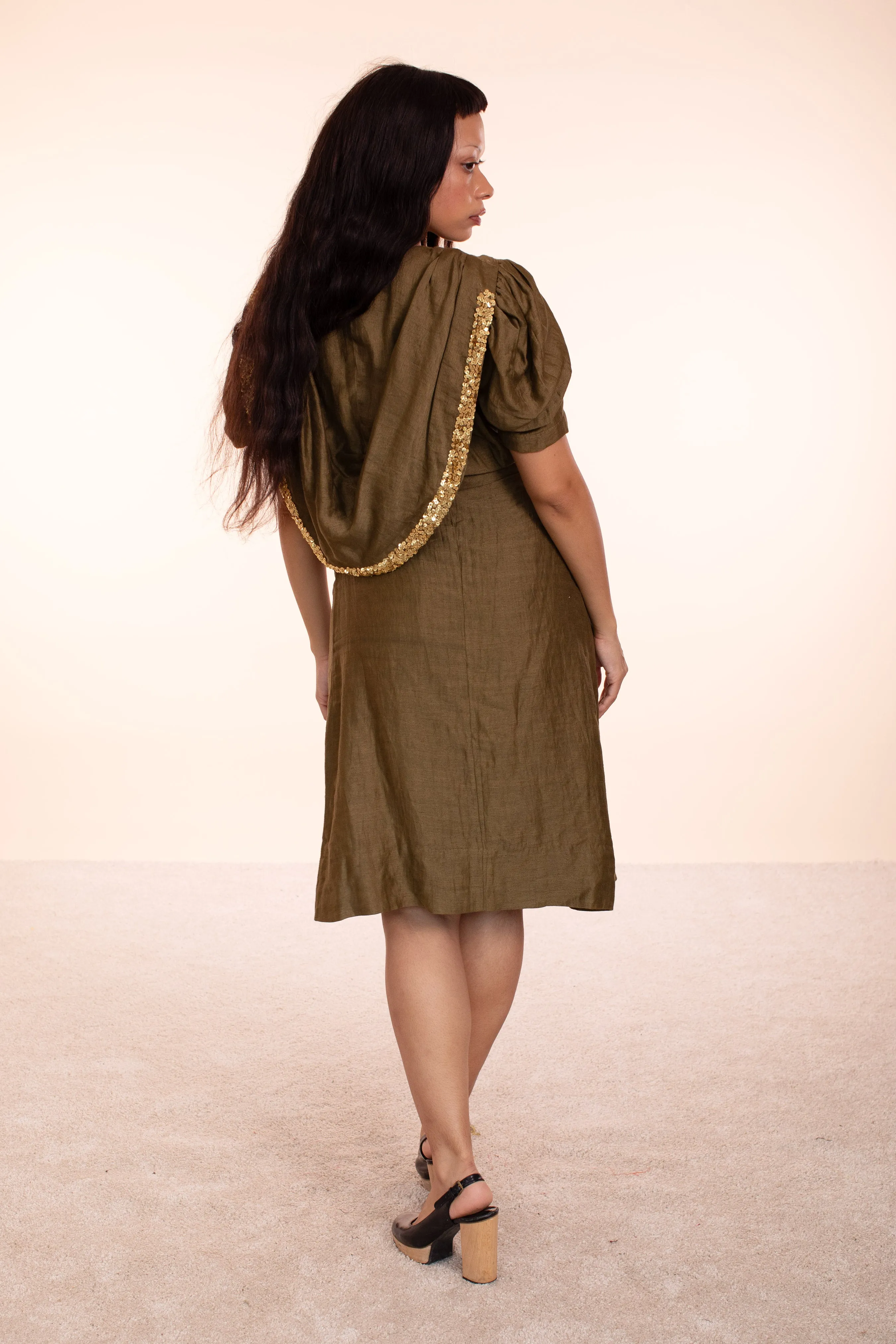 Incantation Dress - HKM - Olive - Archive sold by Samantha Pleet product image thumbnail 3