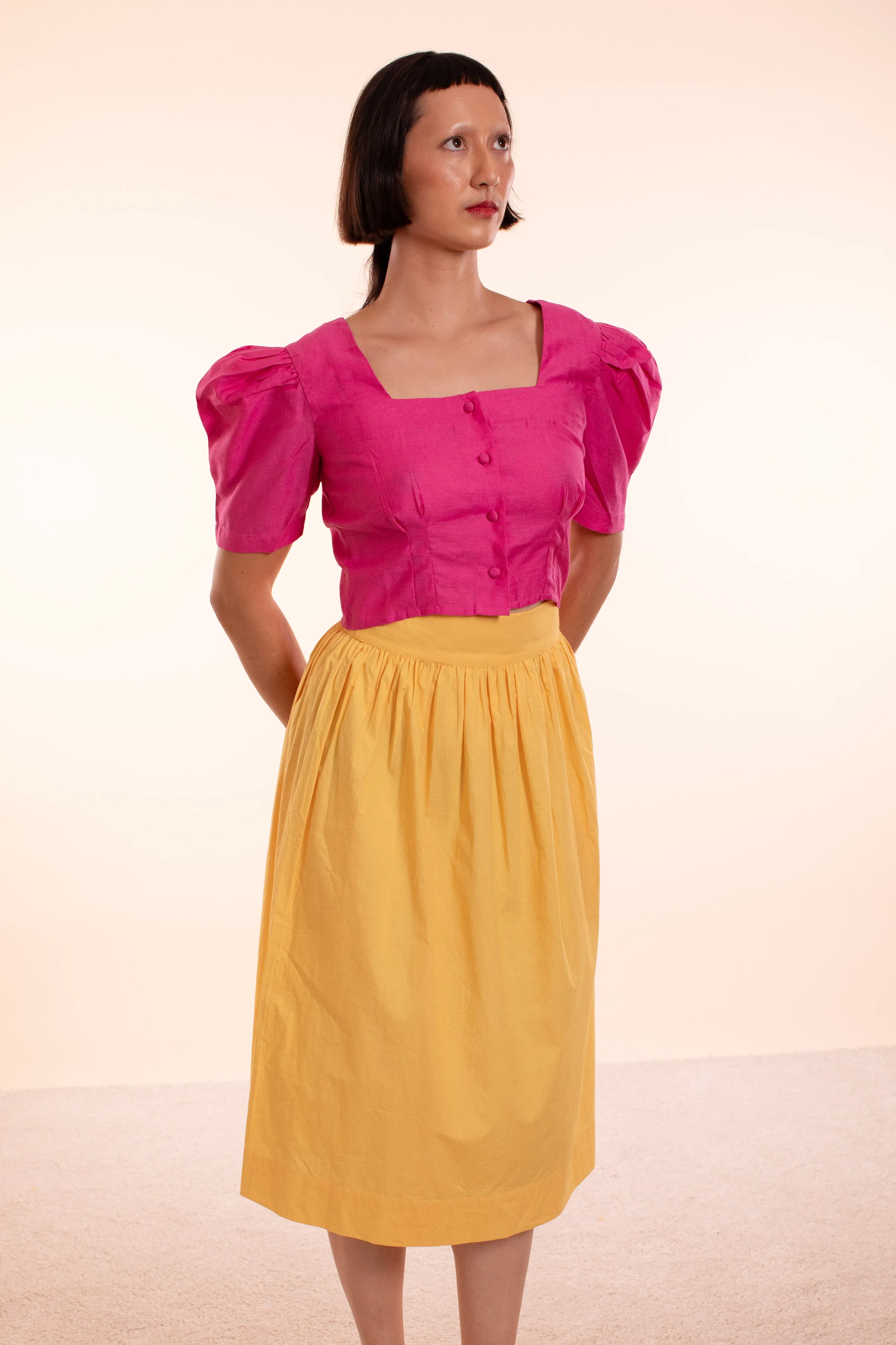 Gathered Skirt - HKM - One of a Kind Sample sold by Samantha Pleet